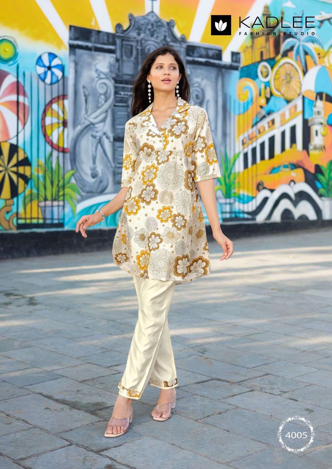 KADLEE FASHION VRUNDA VOL 2 FANCY LADIES WEAR TOP WITH PANT CO-ORD SET