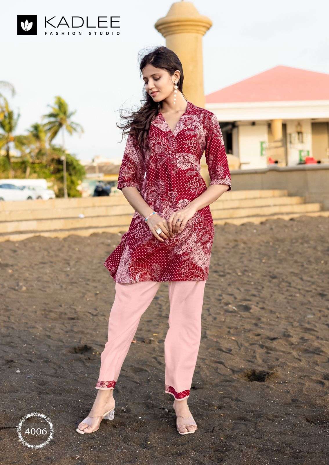 KADLEE FASHION VRUNDA VOL 2 FANCY LADIES WEAR TOP WITH PANT CO-ORD SET
