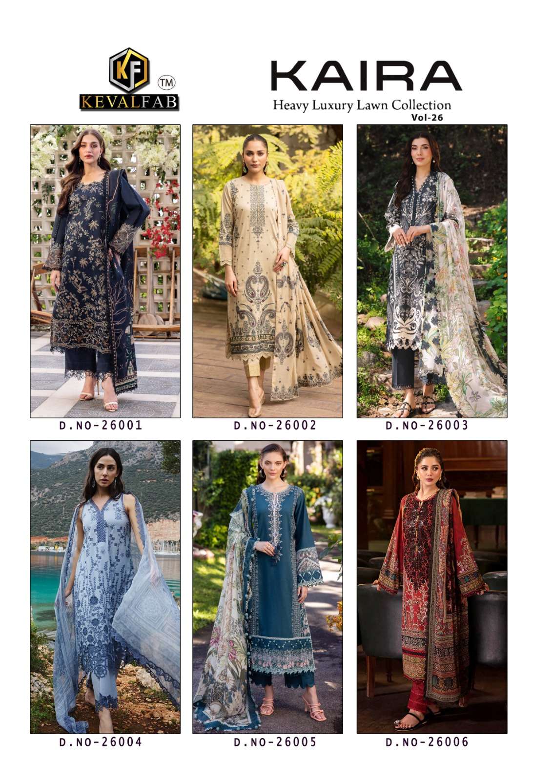 KEVAL FAB KAIRA VOL 26 COTTON DIGITAL PRINTED SALWAR SUITS 