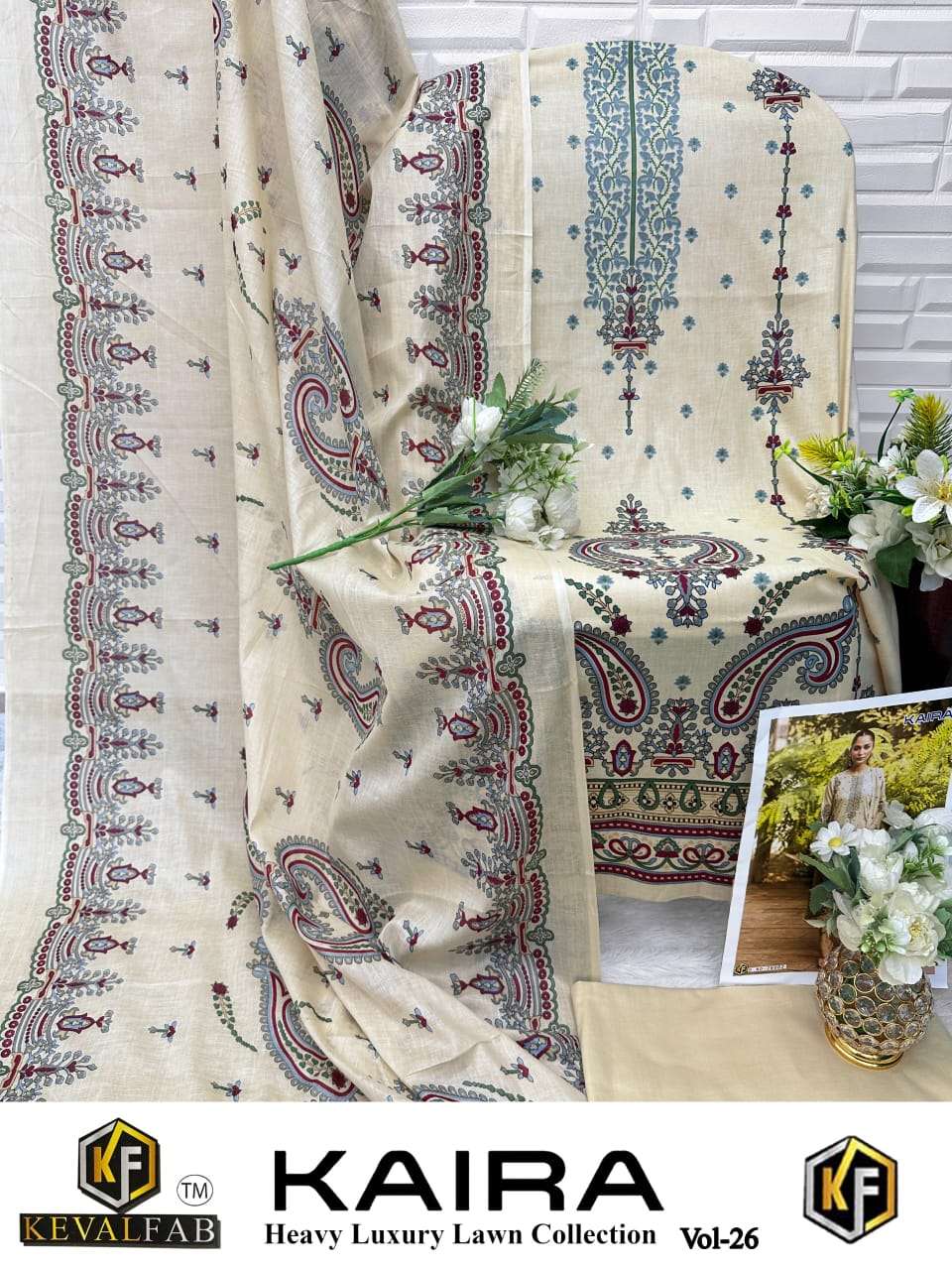 KEVAL FAB KAIRA VOL 26 COTTON DIGITAL PRINTED SALWAR SUITS 