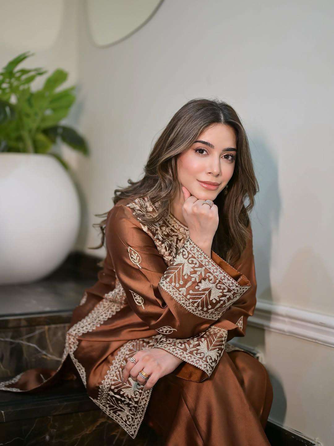 LADY LOOK O16 SILK DESIGNER PARTY WEAR LOOK LADIES TOP WITH PLAZZO AND DUPATTA SET 