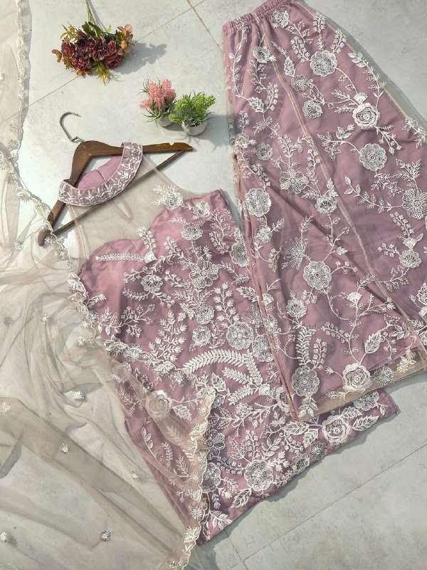  LG 1945 NET BEAUTIFUL DESIGNER LOOK PARTY WEAR LADIES SUIT