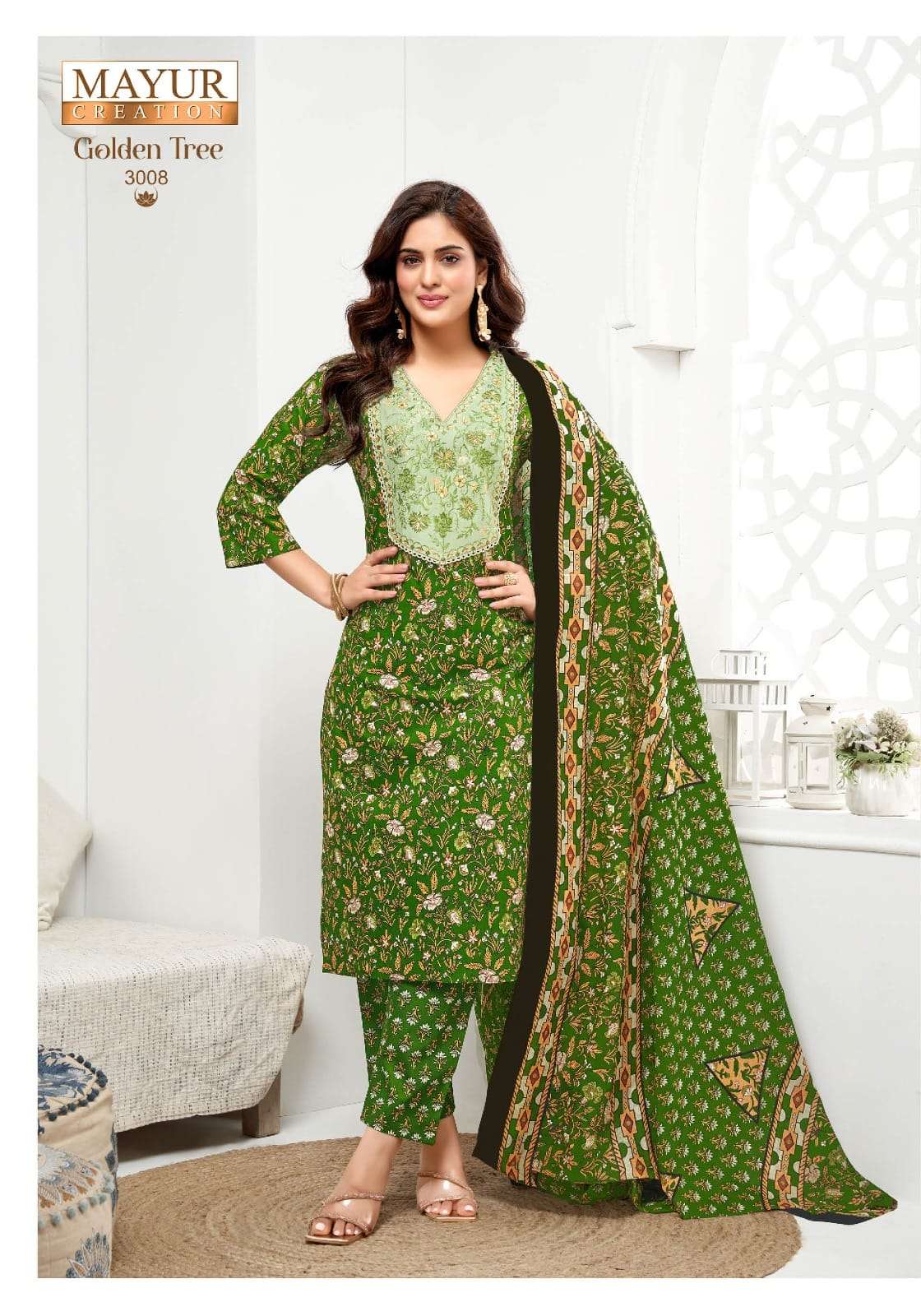 MAYUR CREATION GOLDEN TREE VOL 3 COTTON PRINTED LADIES SALWAR SUIT