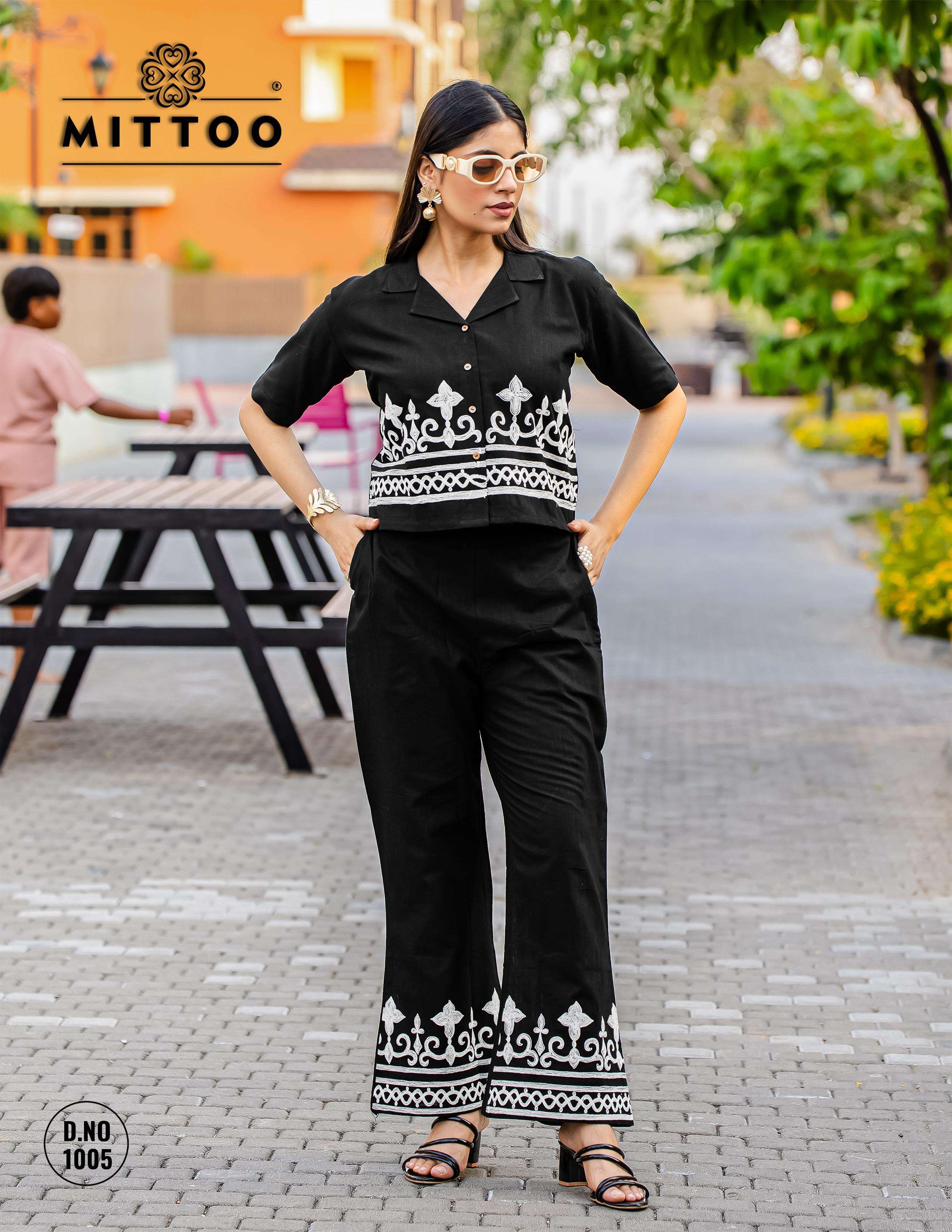 MITTOO RUBY COTTON FANCY WEAR LADIES CO-ORD SET