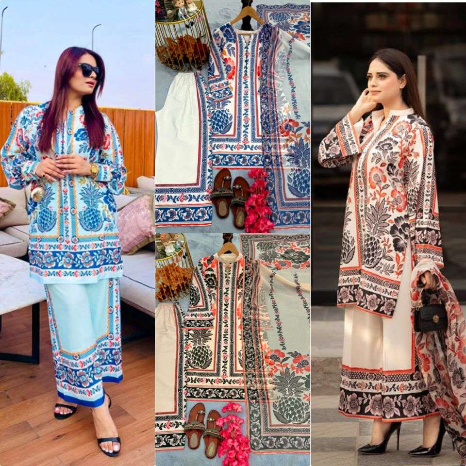 PD 1113 CREPE DIGITAL PRINT WITH FANCY WORK PAKISTANI SALWAR KAMEEZ 