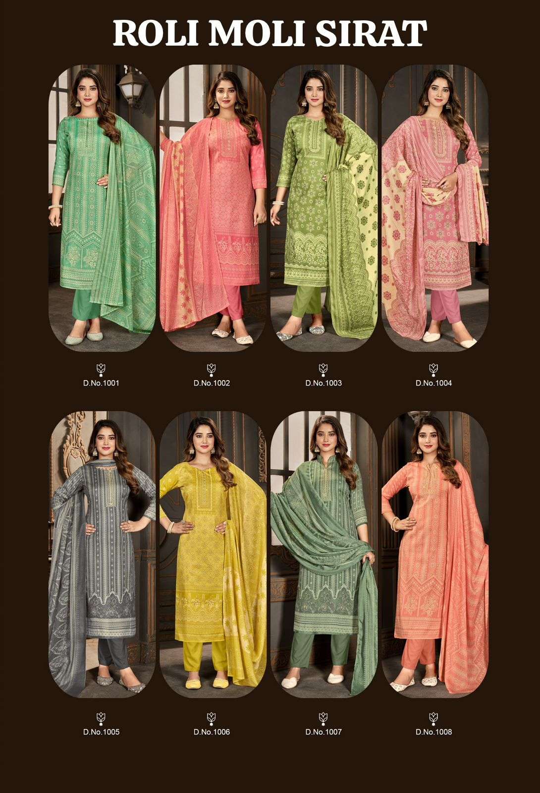 ROLI MOLI CREATION SIRAT VOL 11 COTTON PRINT WITH FANCY WORK SUIT