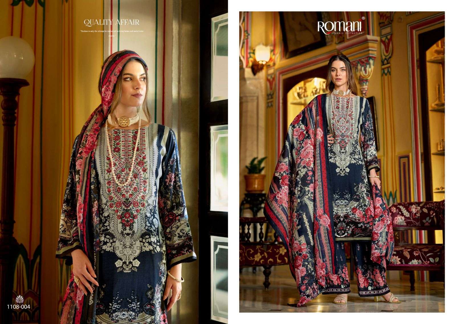ROMANI MAHIRA VOL 2 COTTON DIGITAL PRINTS WITH FANCY WORKS SUIT