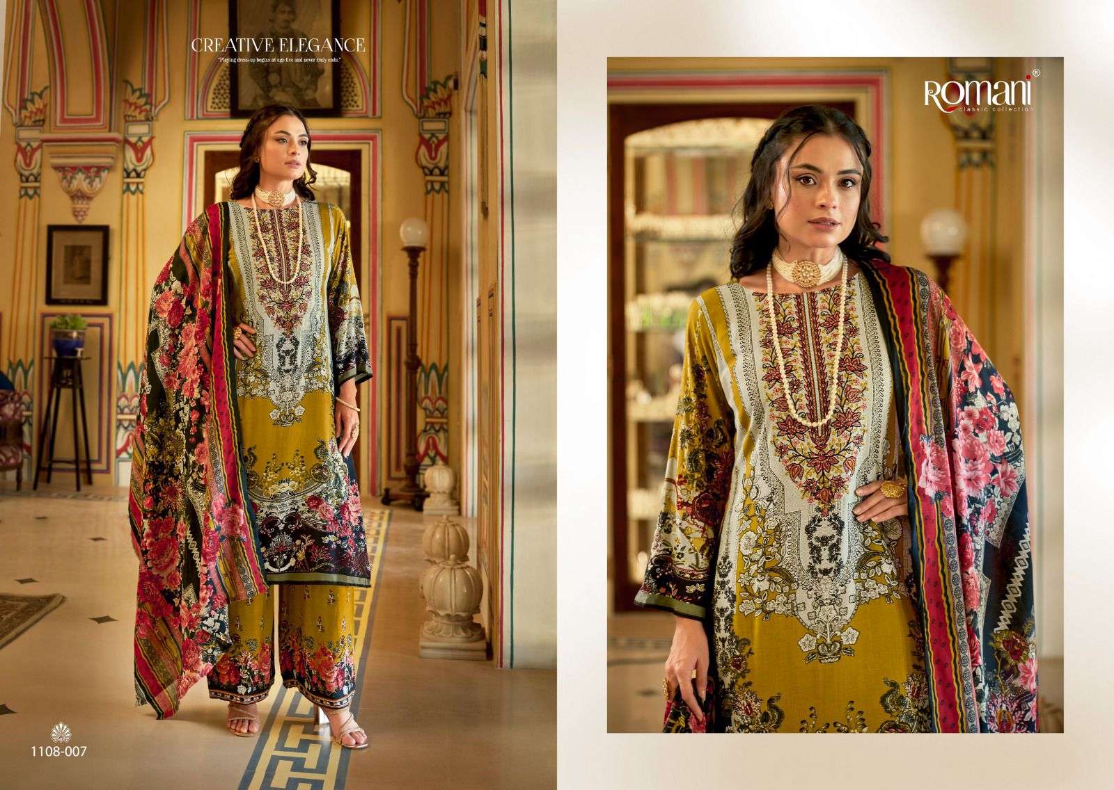 ROMANI MAHIRA VOL 2 COTTON DIGITAL PRINTS WITH FANCY WORKS SUIT