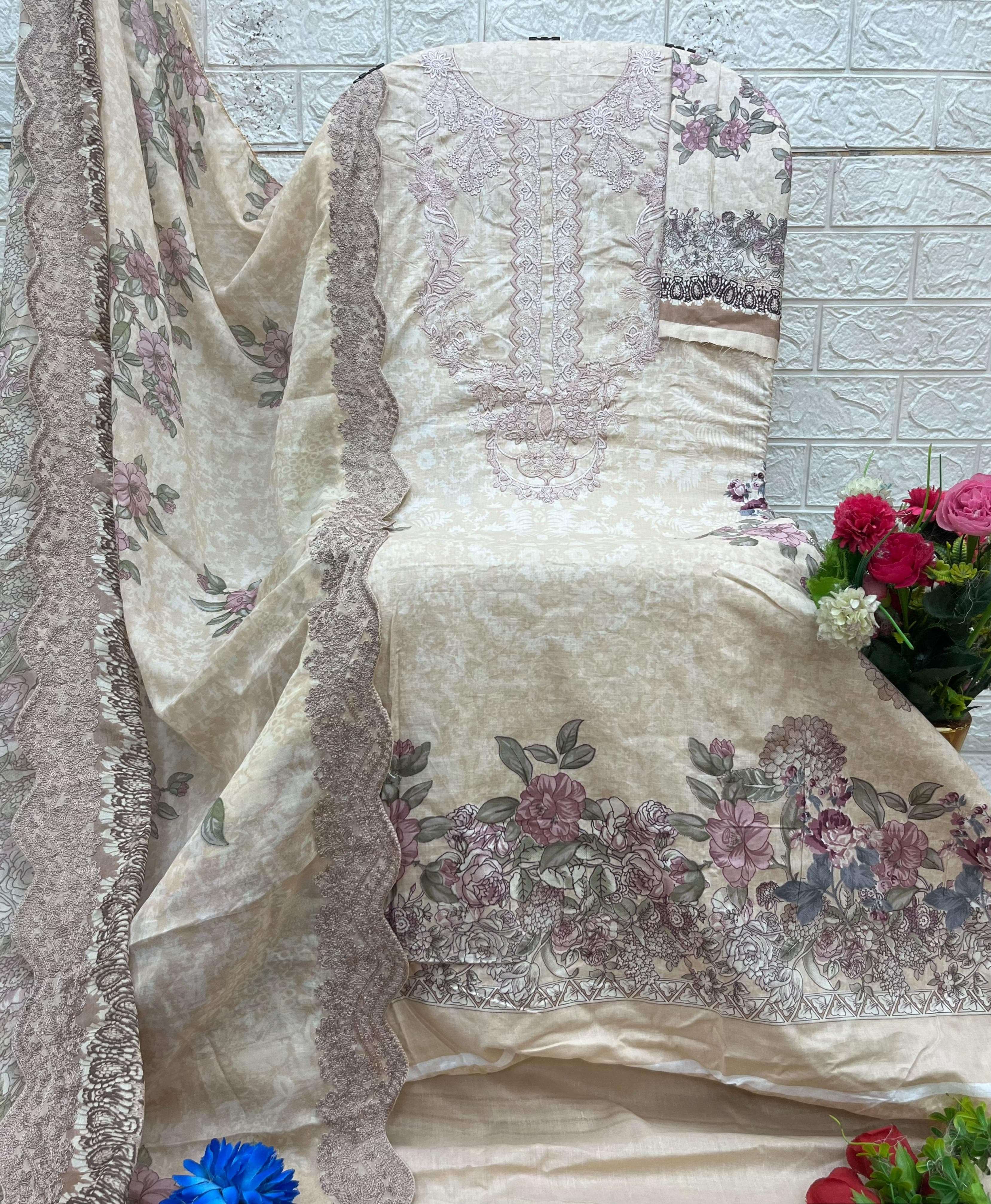 SHRADDHA DESIGNER NEEDLE WONDER DUPATTA WORK COLLECTION VOL 1 