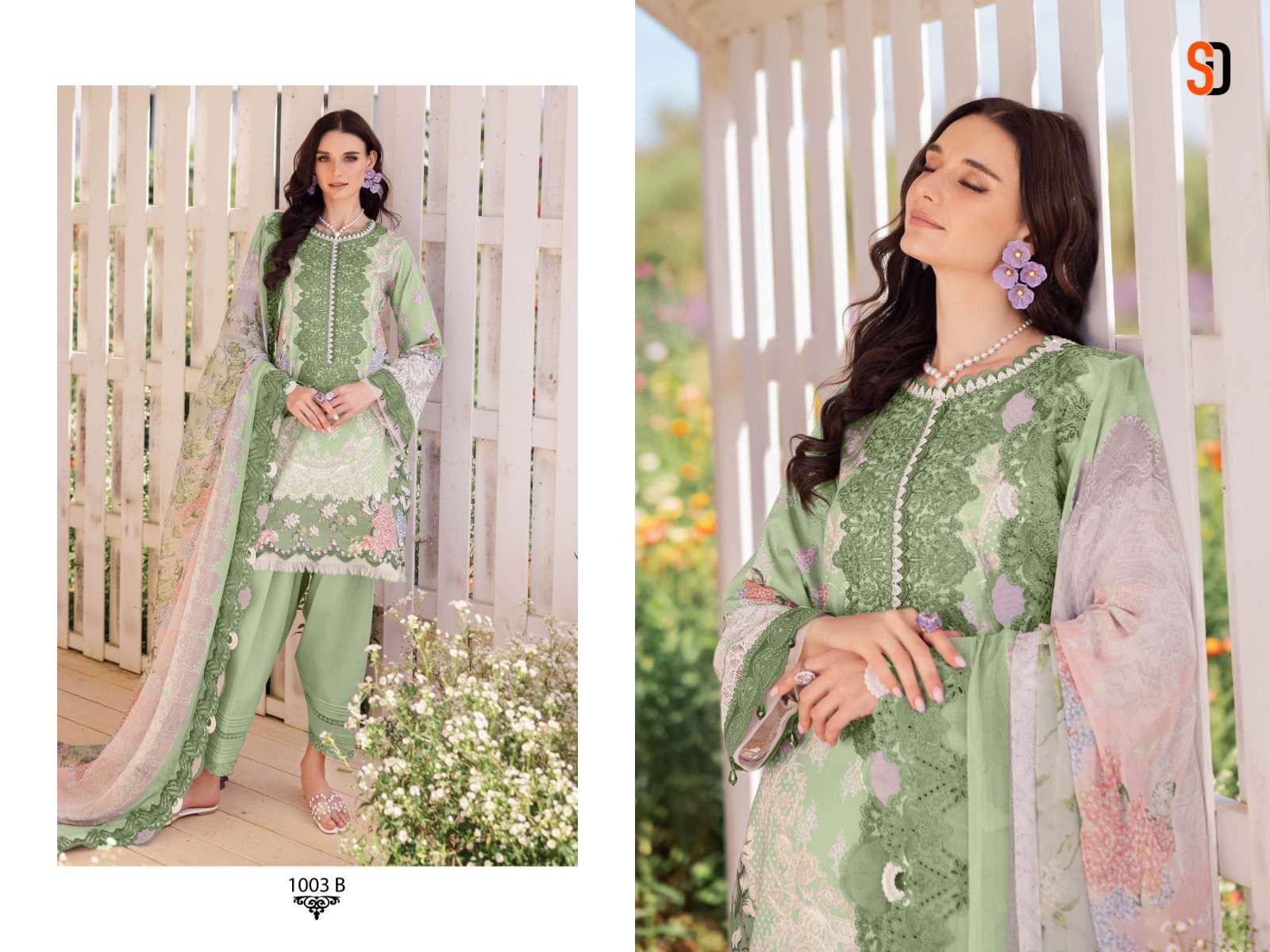  SHRADDHA DESIGNER NEEDLE WONDER DUPATTA WORK COLLECTION VOL 1 
