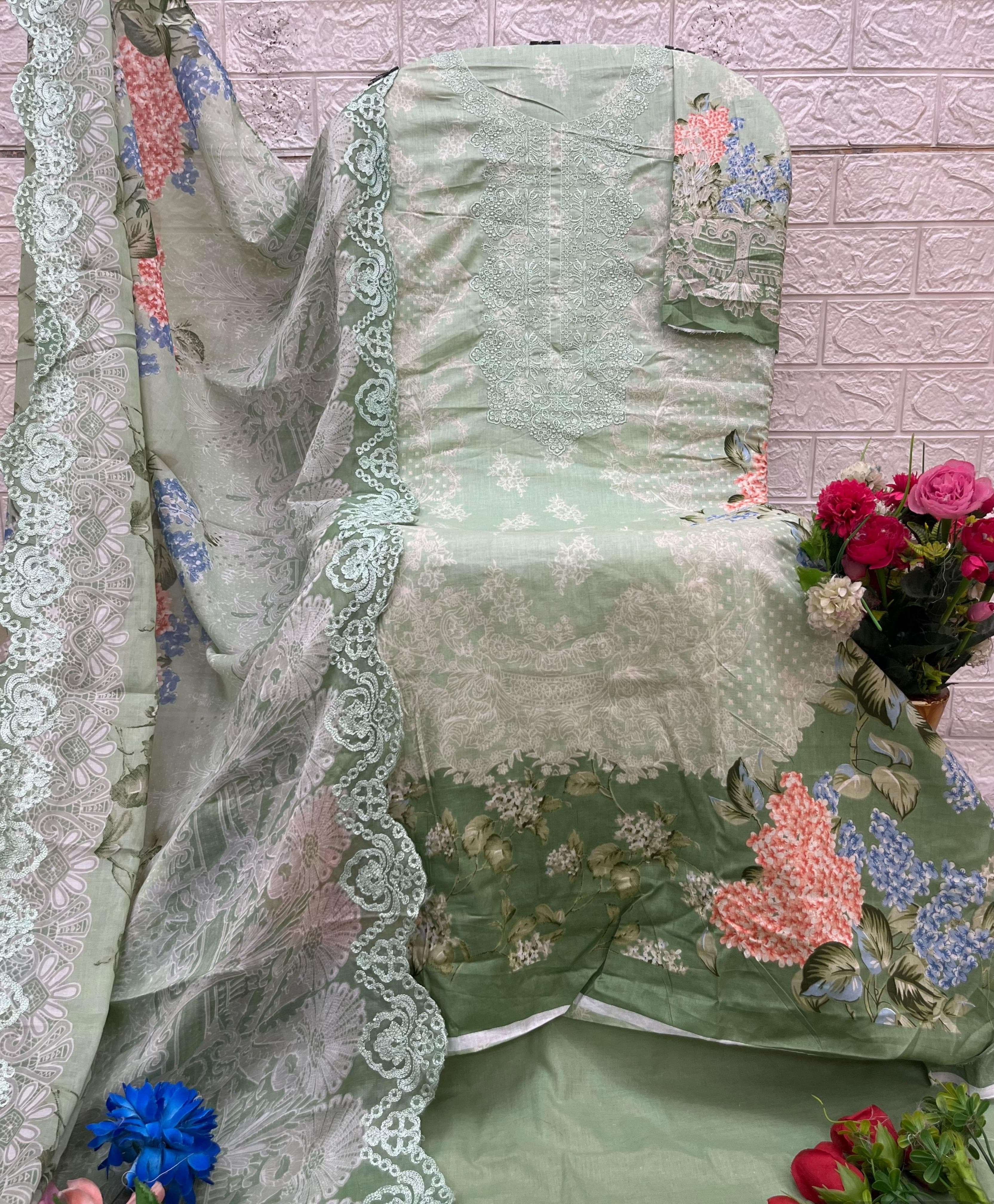 SHRADDHA DESIGNER NEEDLE WONDER DUPATTA WORK COLLECTION VOL 1 