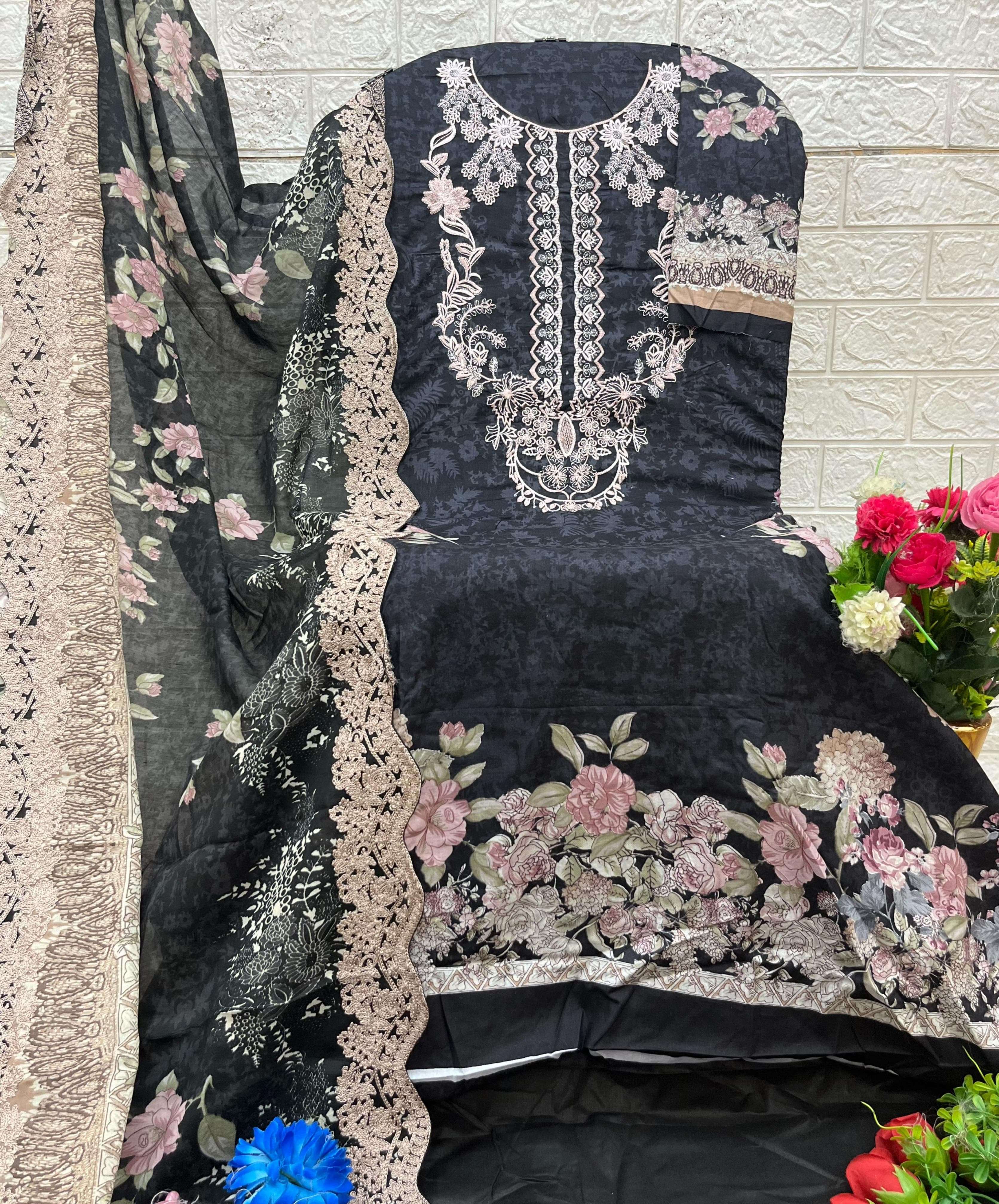  SHRADDHA DESIGNER NEEDLE WONDER DUPATTA WORK COLLECTION VOL 1 