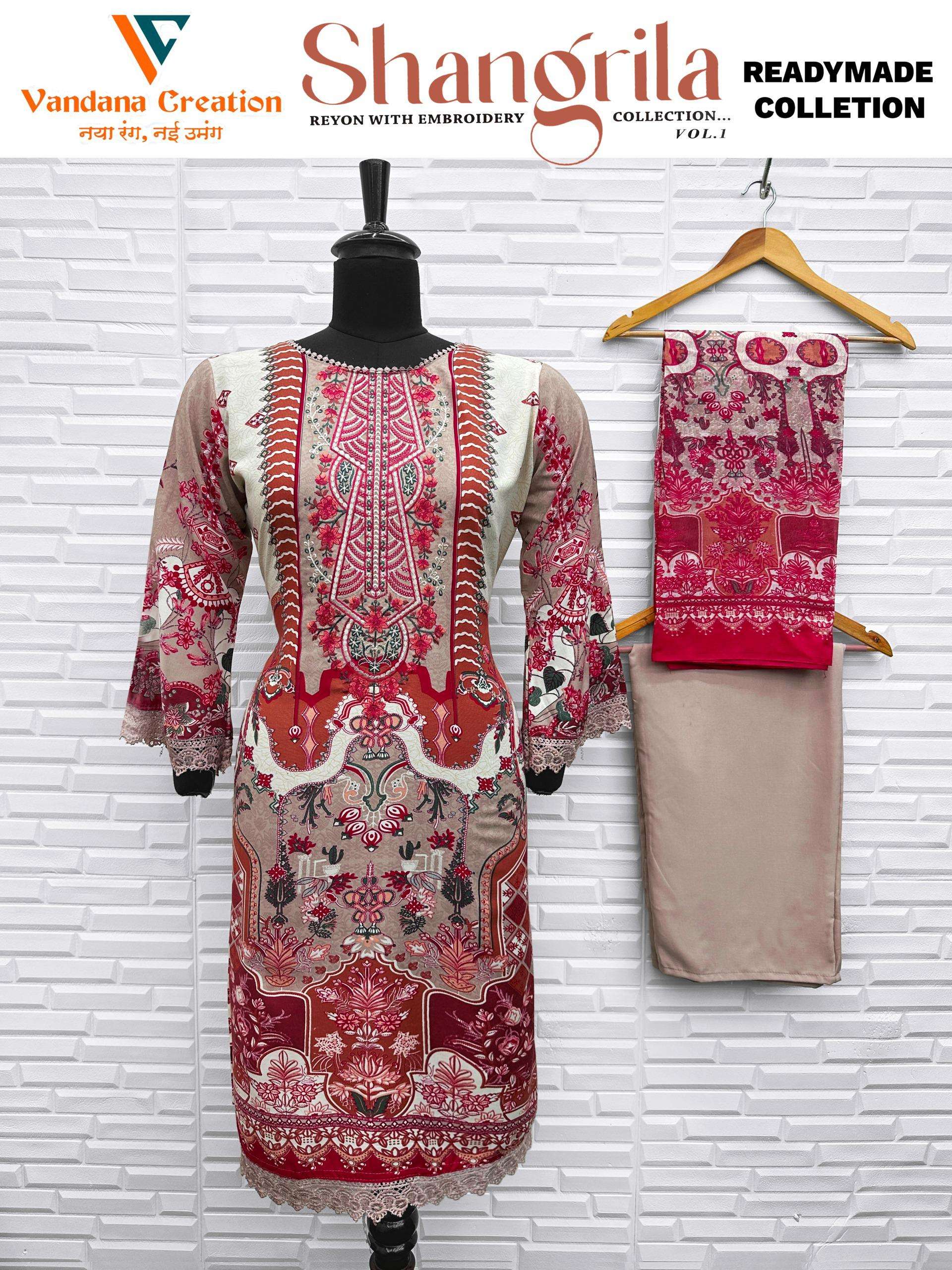 VANDANA CREATION SHANGRILA‎‎ VOL 1 READY MADE COLLECTION 