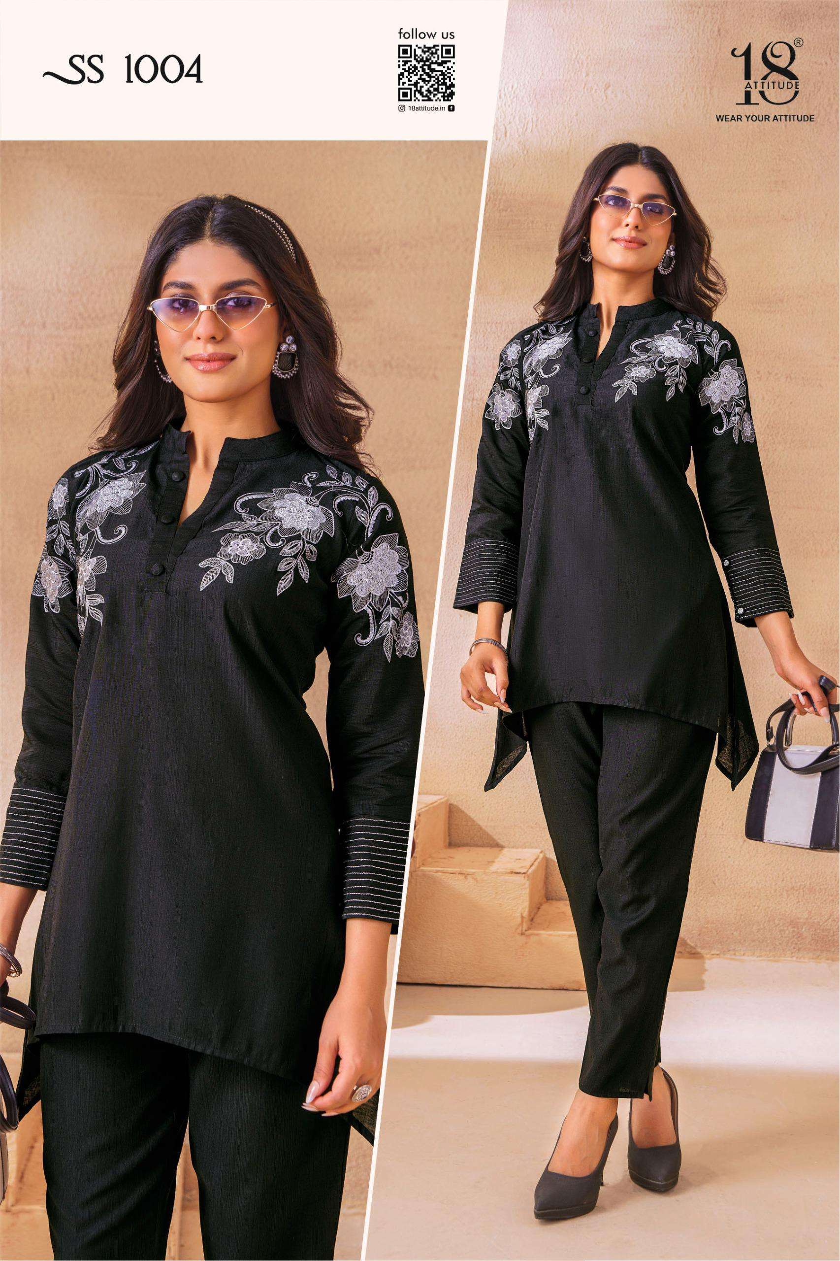 18 ATTITUDE SHO SHAA VOL 10 FANCY PREETY LOOK DESIGNER LADIES CO ORD SET