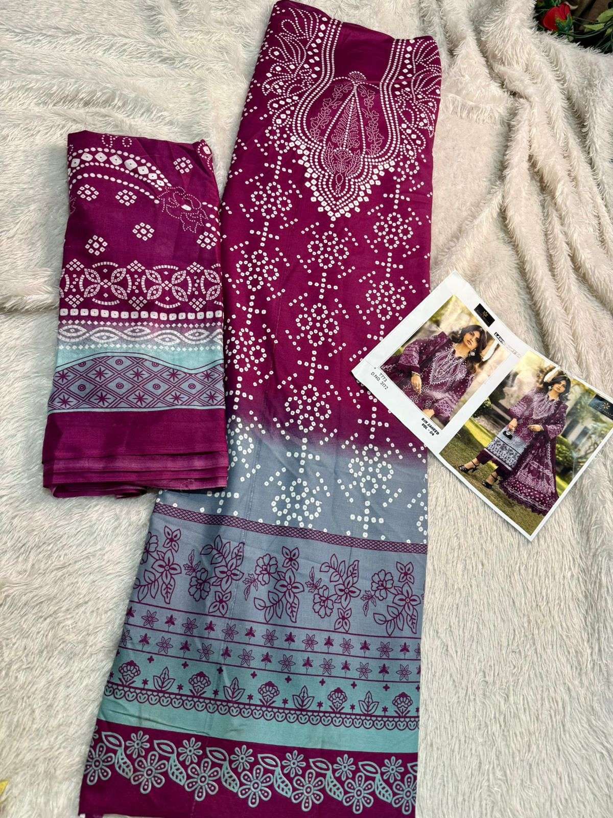 AALIZ PRINTS BIN SAHEED VOL 4 COTTON PRINT SALWAR SUIT