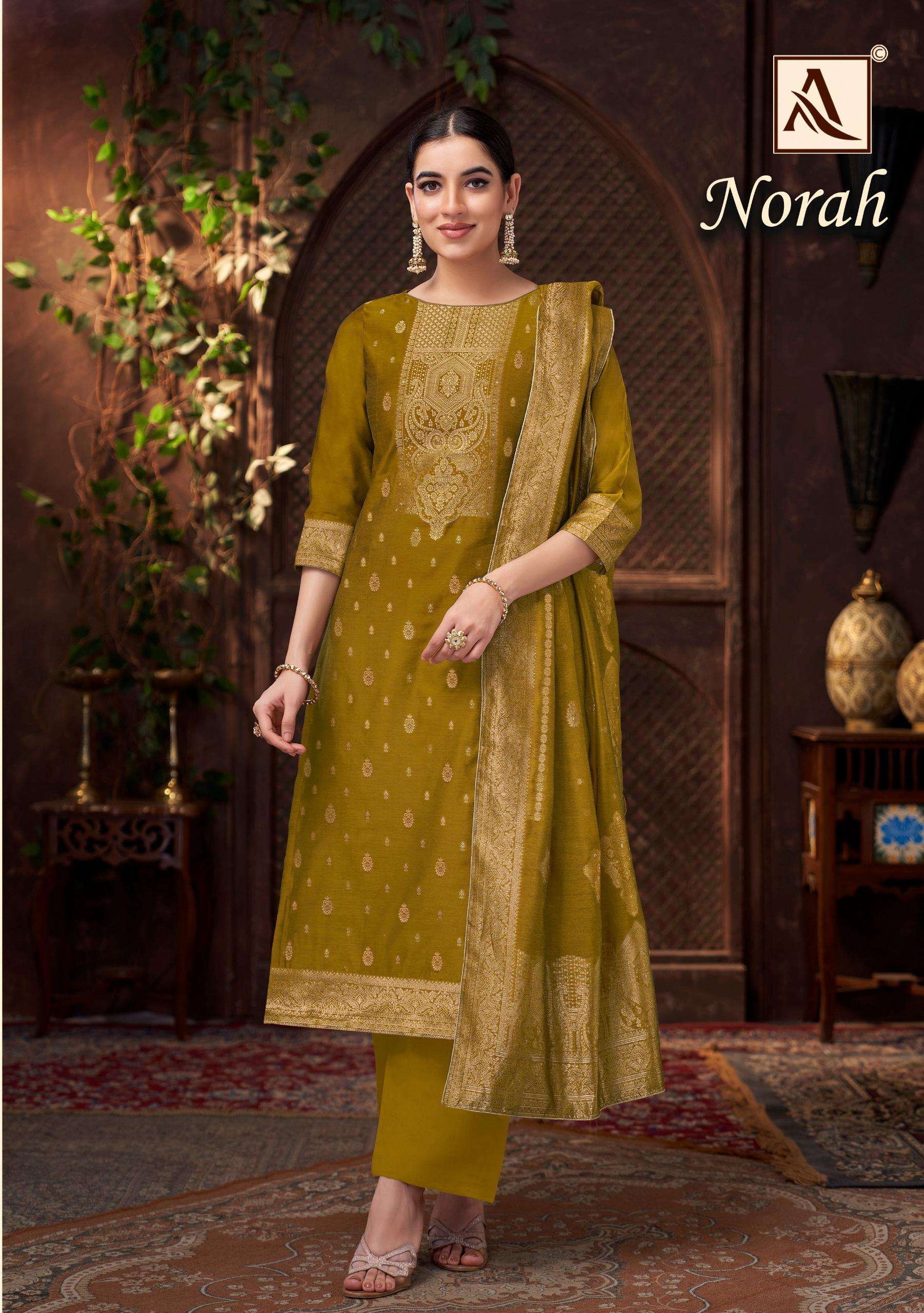 ALOK SUITS NORAH JACQUARD DESIGNER WORK LADIES SUIT