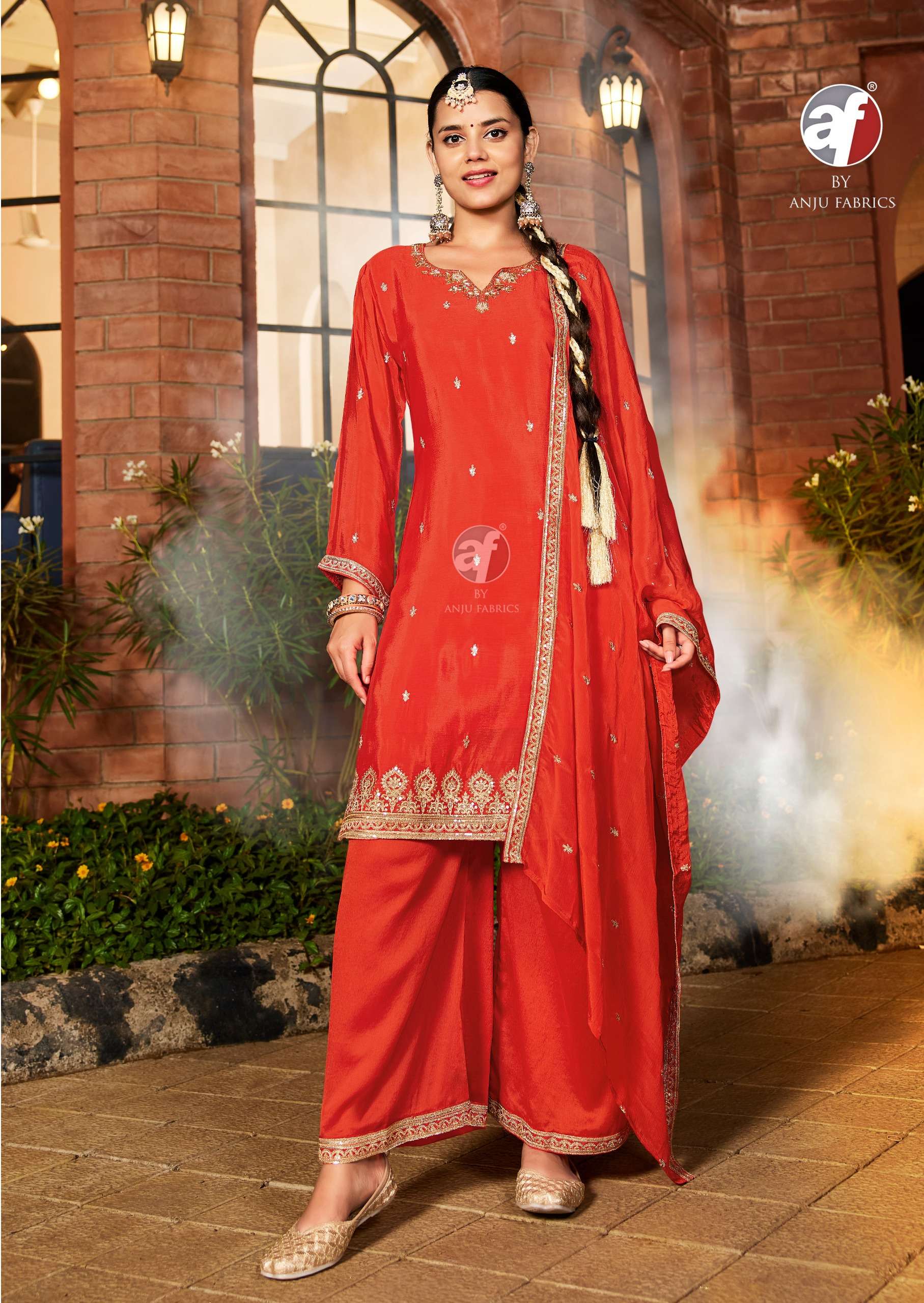 ANJU FABRICS  SAHIBA VOL 7 HEAVY DESIGNER LOOK PARTY WEAR LADIES SUIT