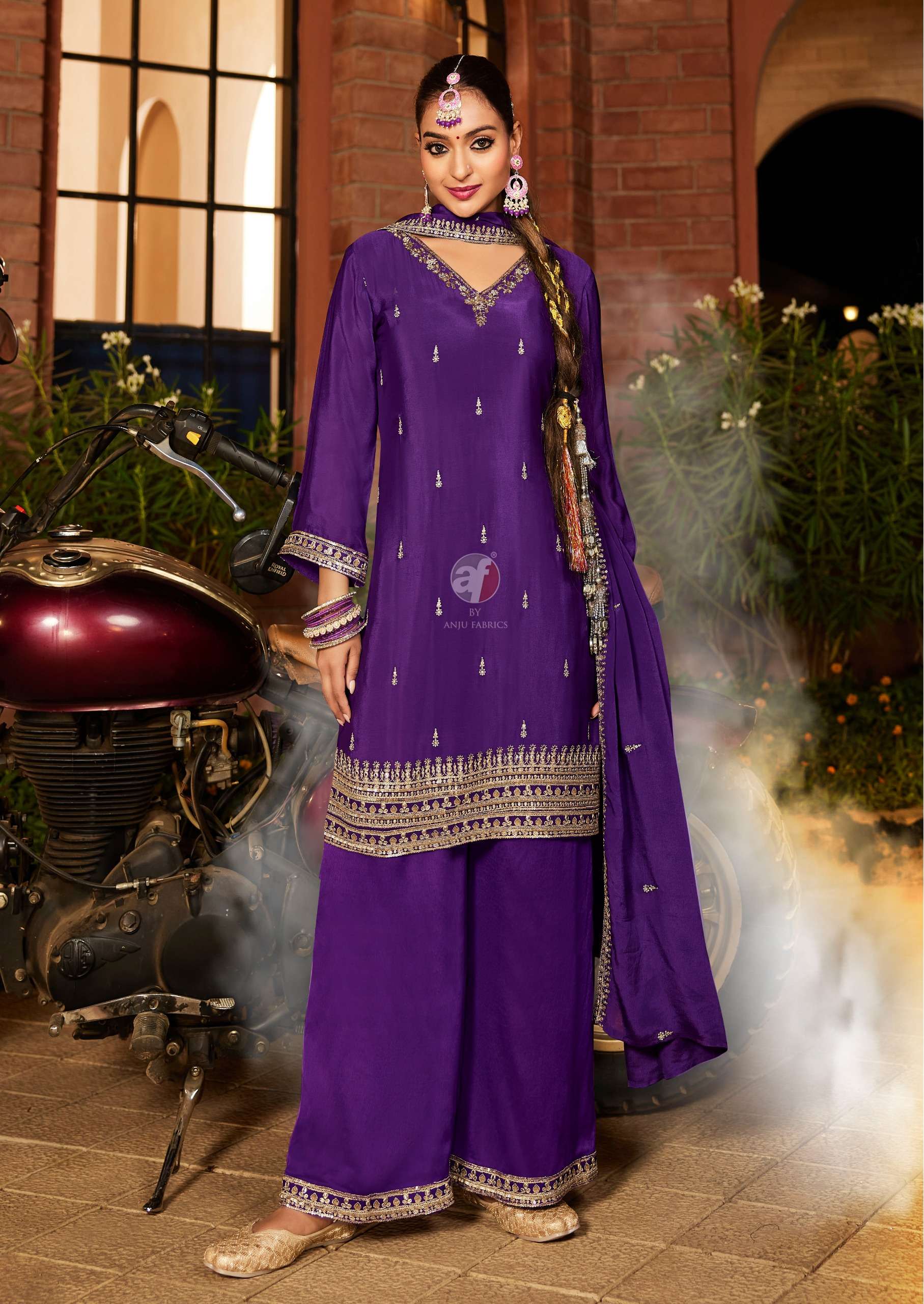 ANJU FABRICS  SAHIBA VOL 7 HEAVY DESIGNER LOOK PARTY WEAR LADIES SUIT