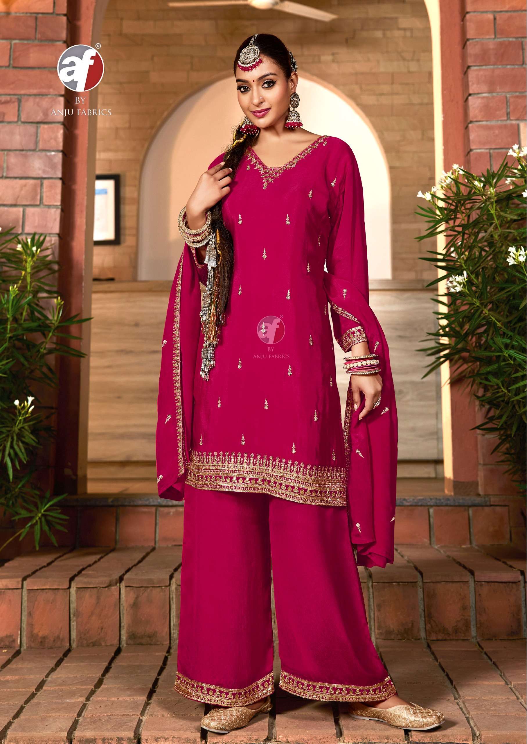ANJU FABRICS  SAHIBA VOL 7 HEAVY DESIGNER LOOK PARTY WEAR LADIES SUIT