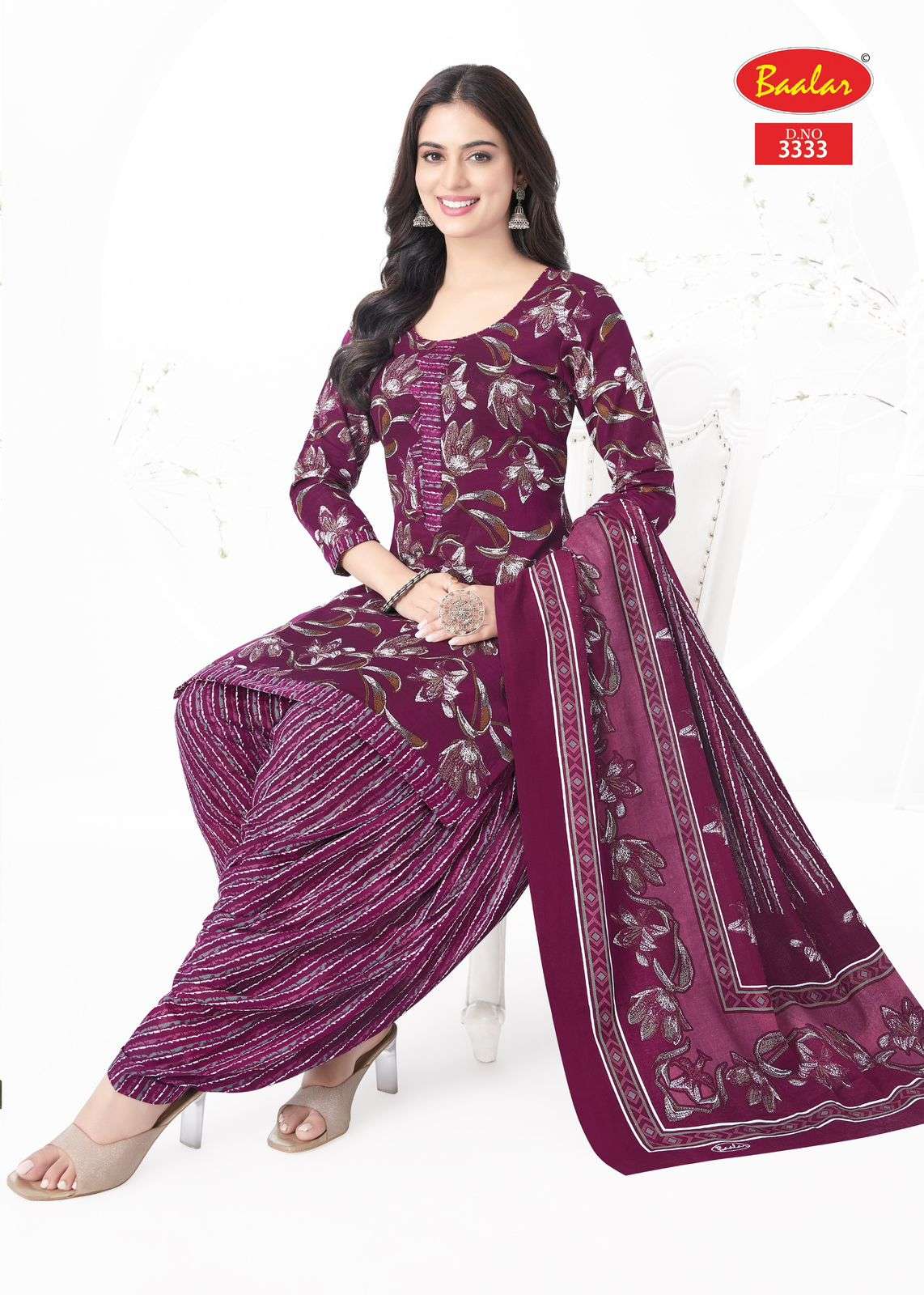 BAALAR ZAARA PATIYALA VOL 33 COTTON PRINTED SALWAR SUIT