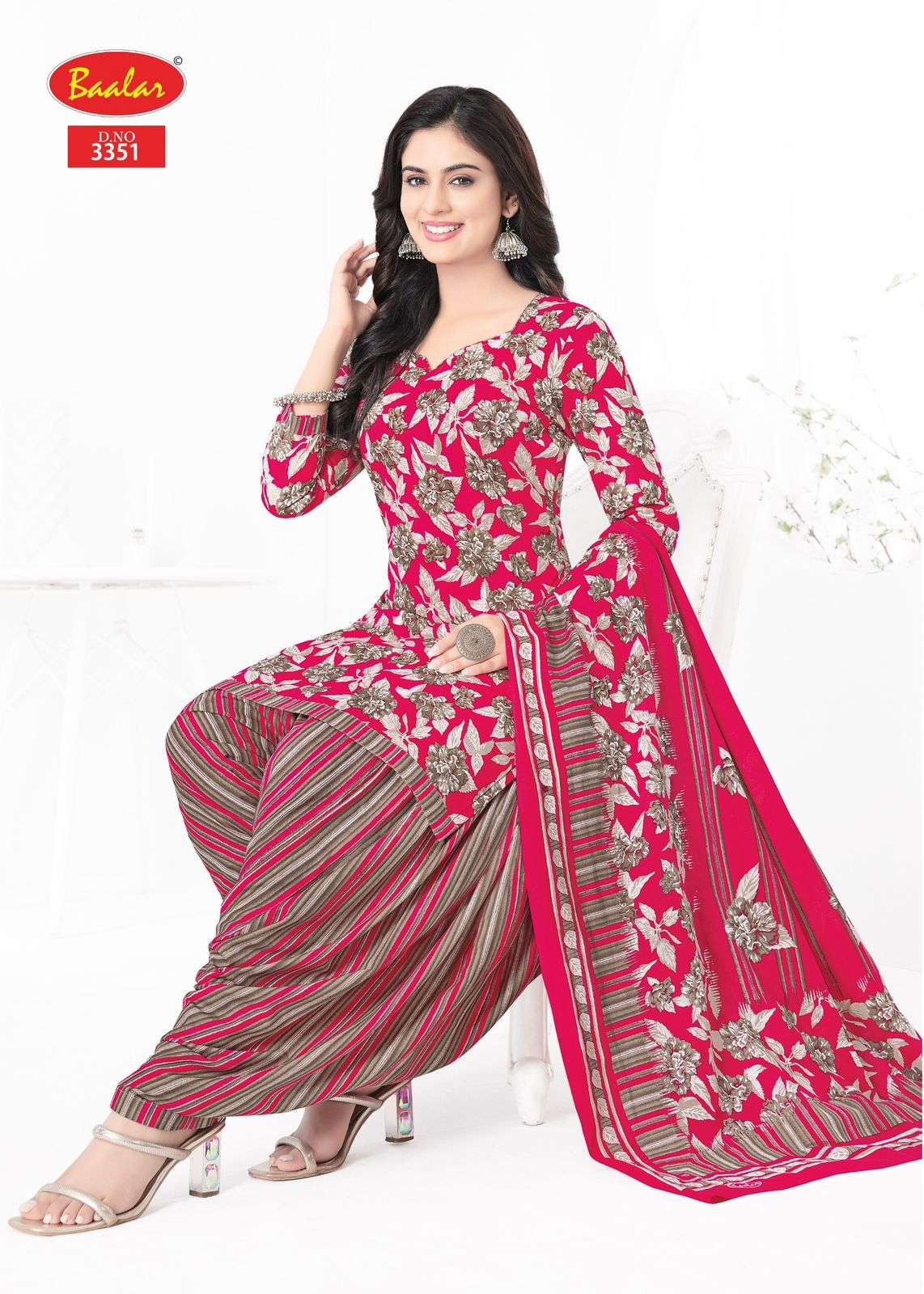 BAALAR ZAARA PATIYALA VOL 33 COTTON PRINTED SALWAR SUIT