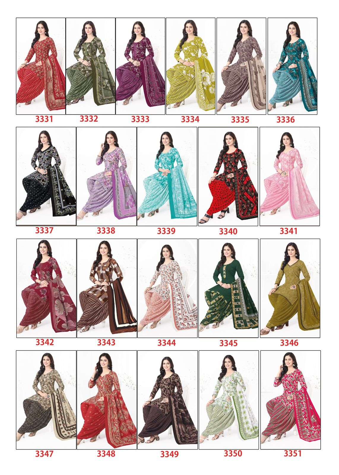 BAALAR ZAARA PATIYALA VOL 33 COTTON PRINTED SALWAR SUIT