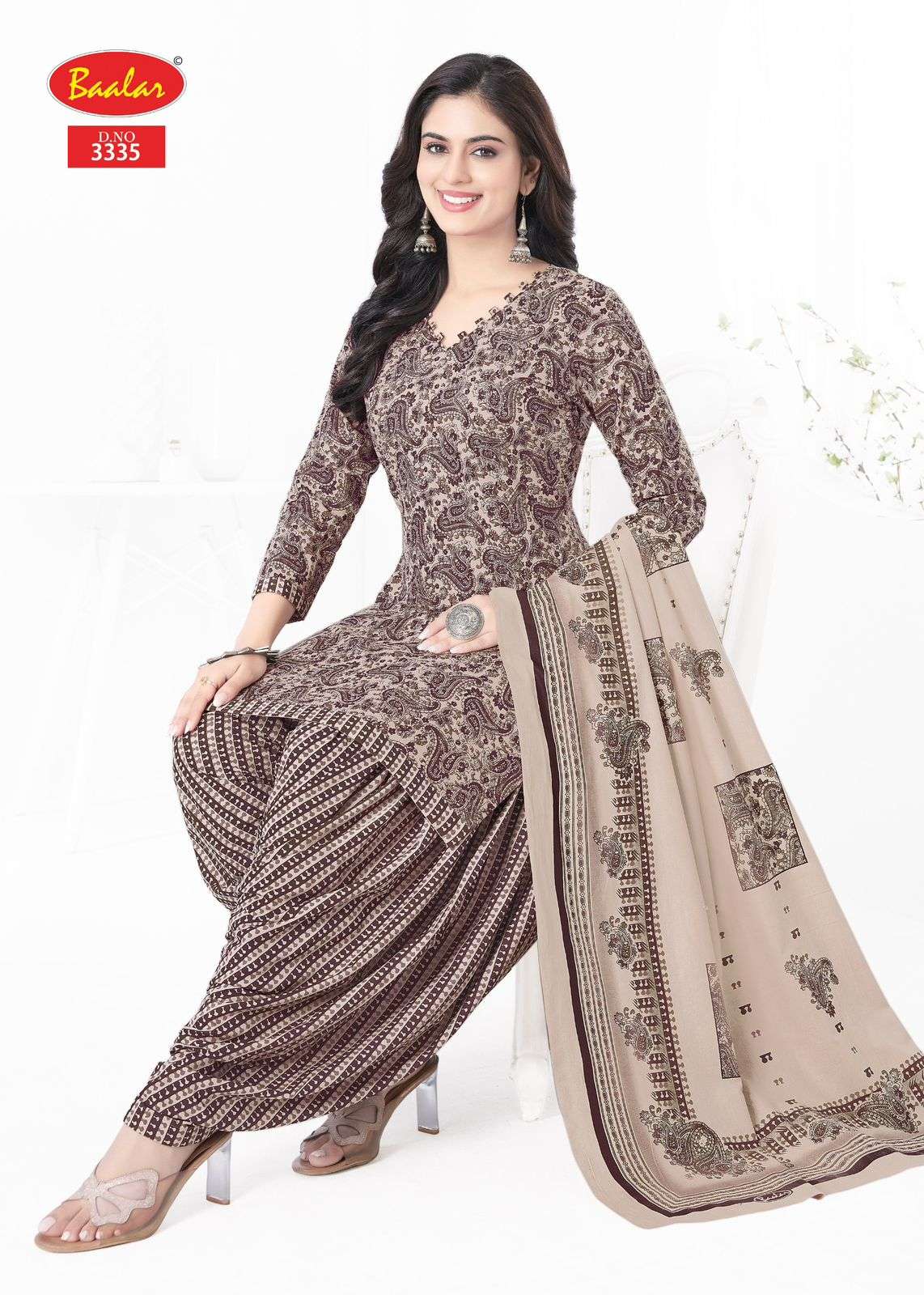 BAALAR ZAARA PATIYALA VOL 33 COTTON PRINTED SALWAR SUIT