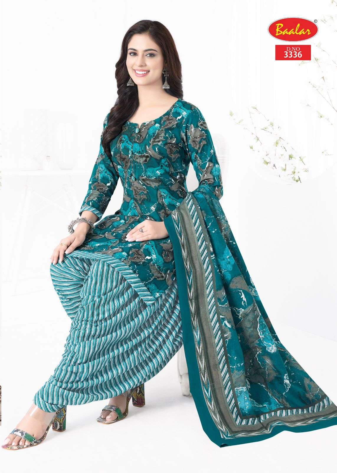BAALAR ZAARA PATIYALA VOL 33 COTTON PRINTED SALWAR SUIT