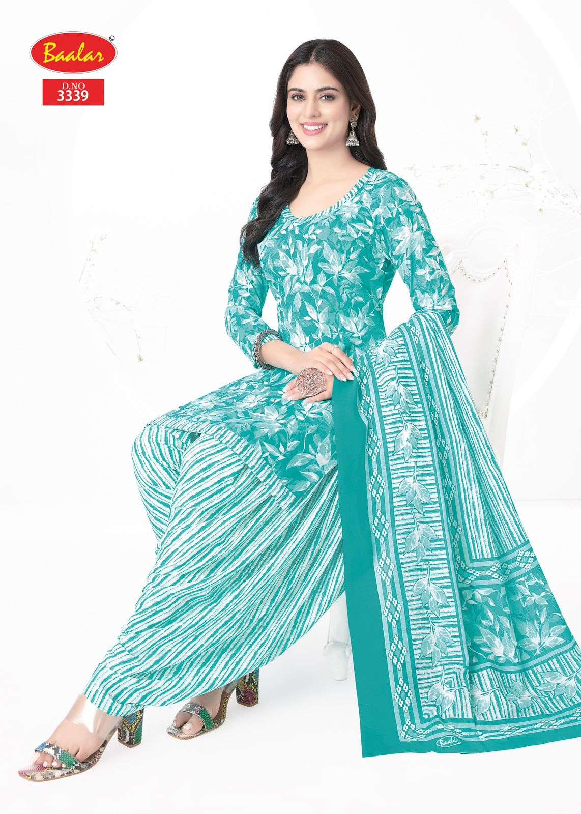 BAALAR ZAARA PATIYALA VOL 33 COTTON PRINTED SALWAR SUIT