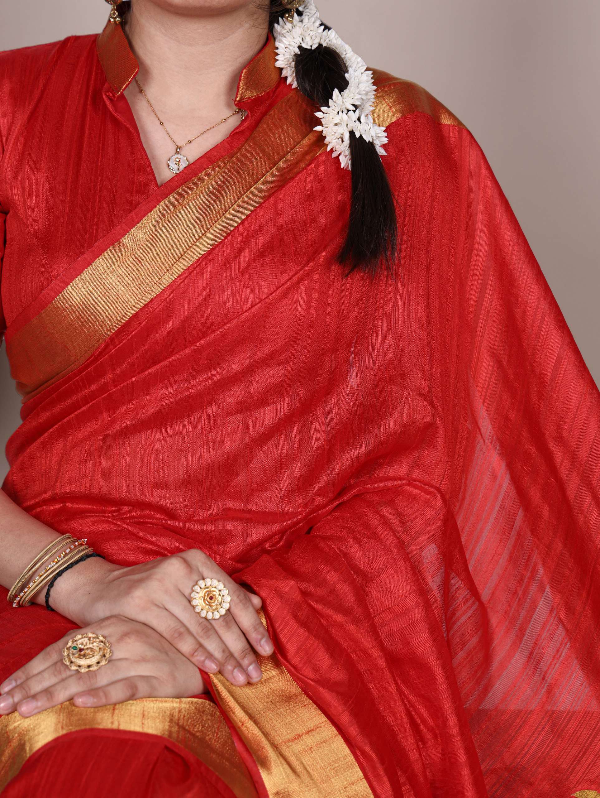 BANDHANI PALACE 7903 RAW SILK ZARI WEAVING WORK SAREE