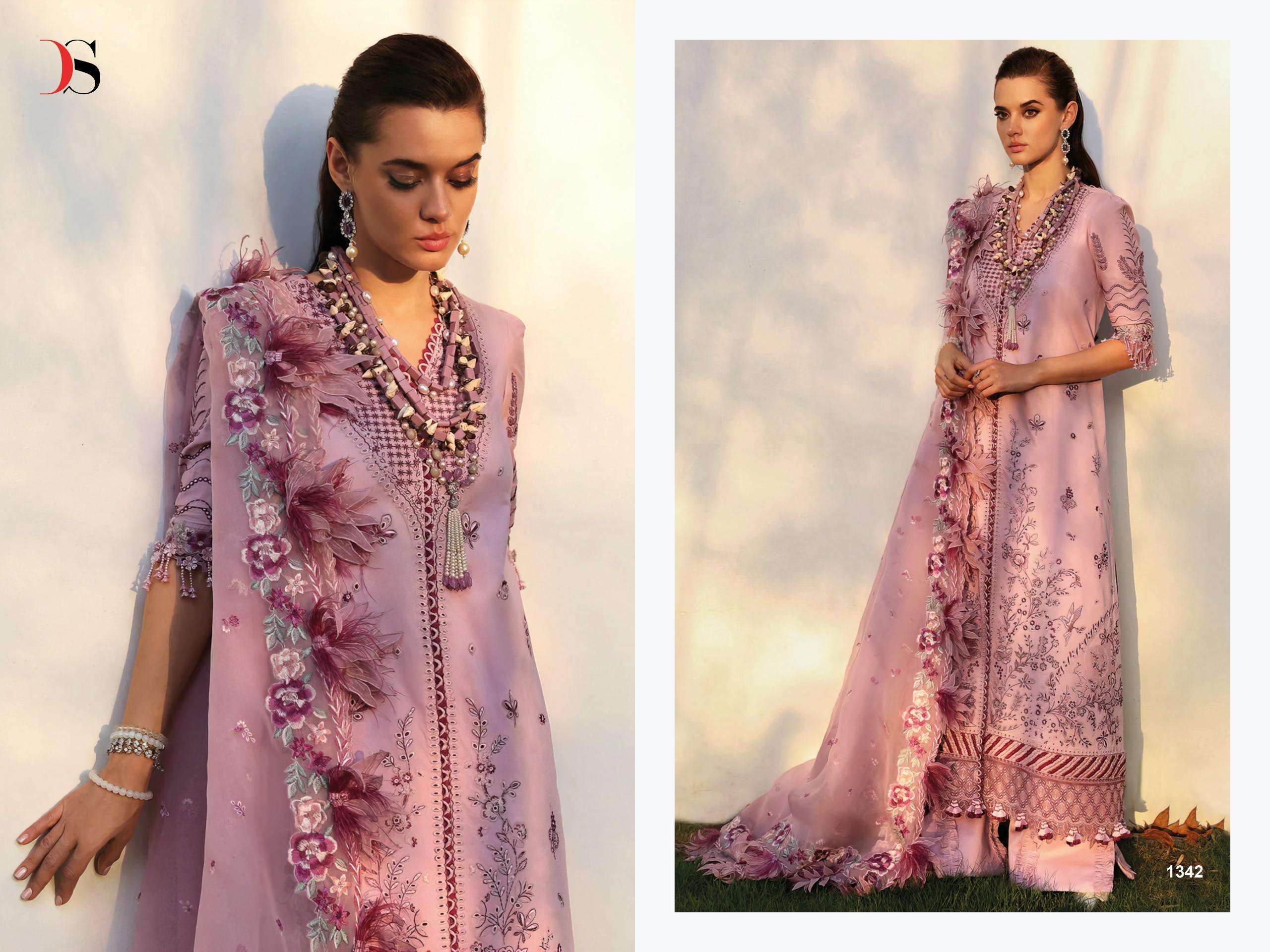 DEEPSY SUITS ADAN INLAY PREMIUM 25 COTTON HEAVY EMBROIDERY DESIGNER SUIT
