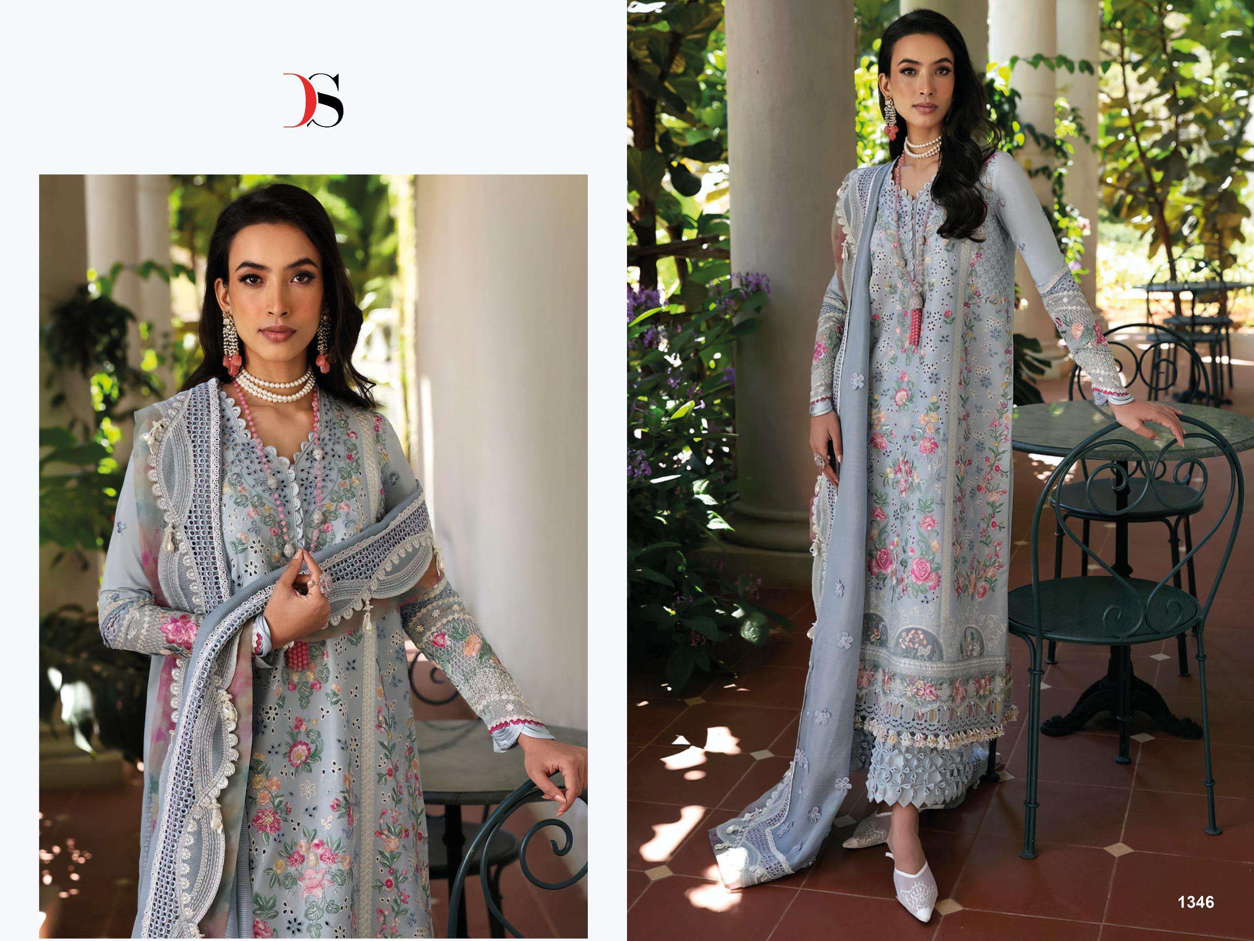 DEEPSY SUITS ADAN INLAY PREMIUM 25 COTTON HEAVY EMBROIDERY DESIGNER SUIT
