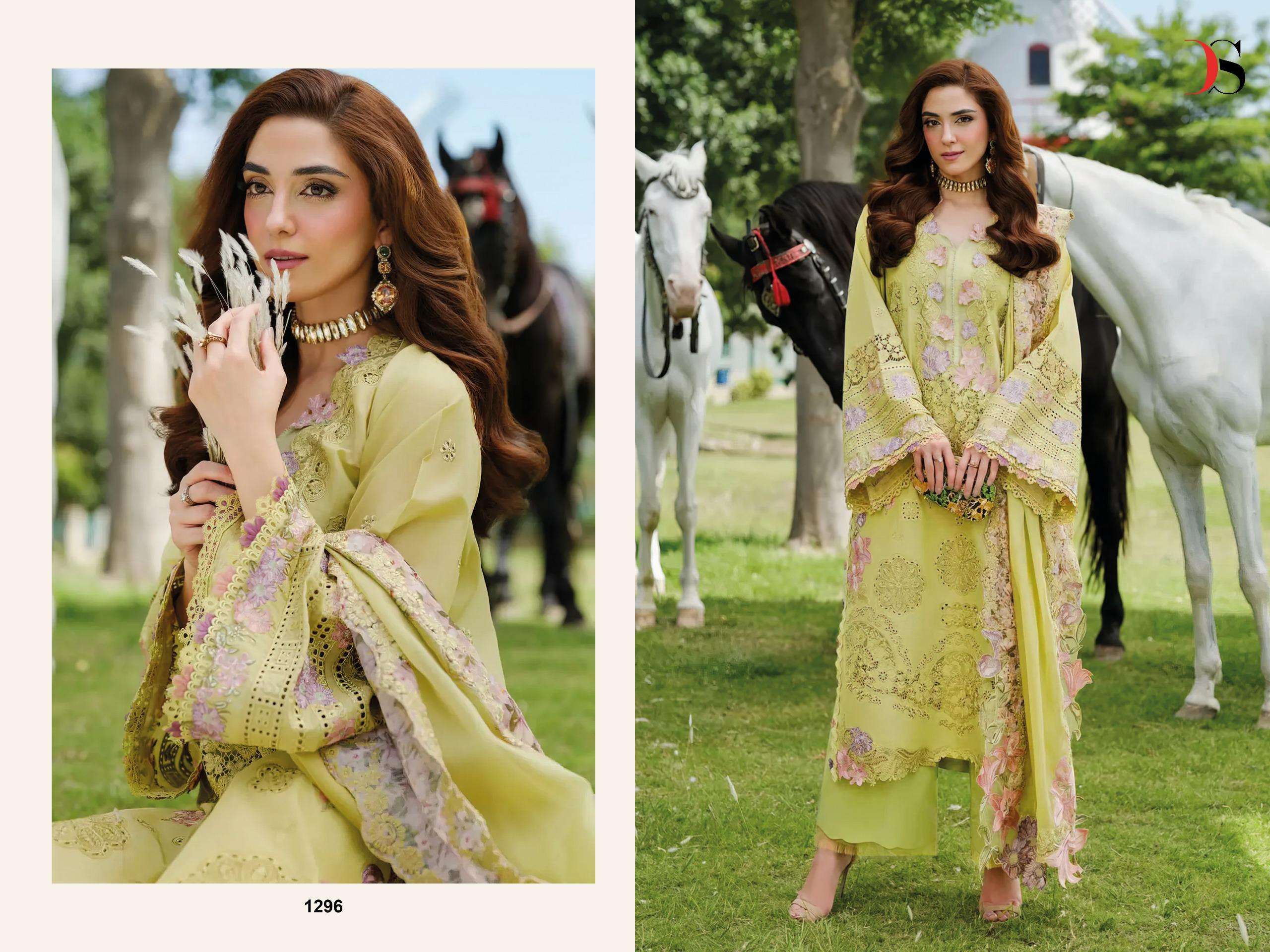 DEEPSY SUITS ELAF LUXURY LAWN 25 VOL 2 COTTON HEAVY EMBROIDERY DESIGNER PAKISTANI SUIT