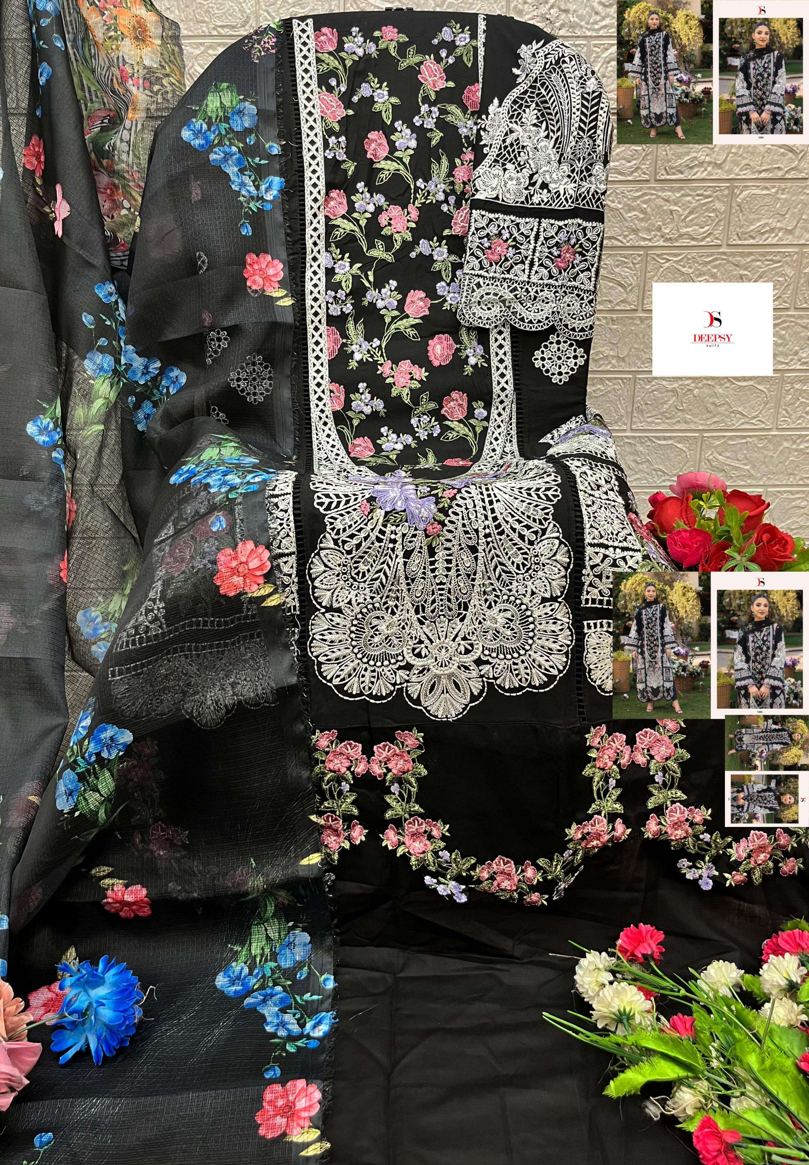 DEEPSY SUITS ELAF LUXURY LAWN 25 VOL 2 COTTON HEAVY EMBROIDERY DESIGNER PAKISTANI SUIT