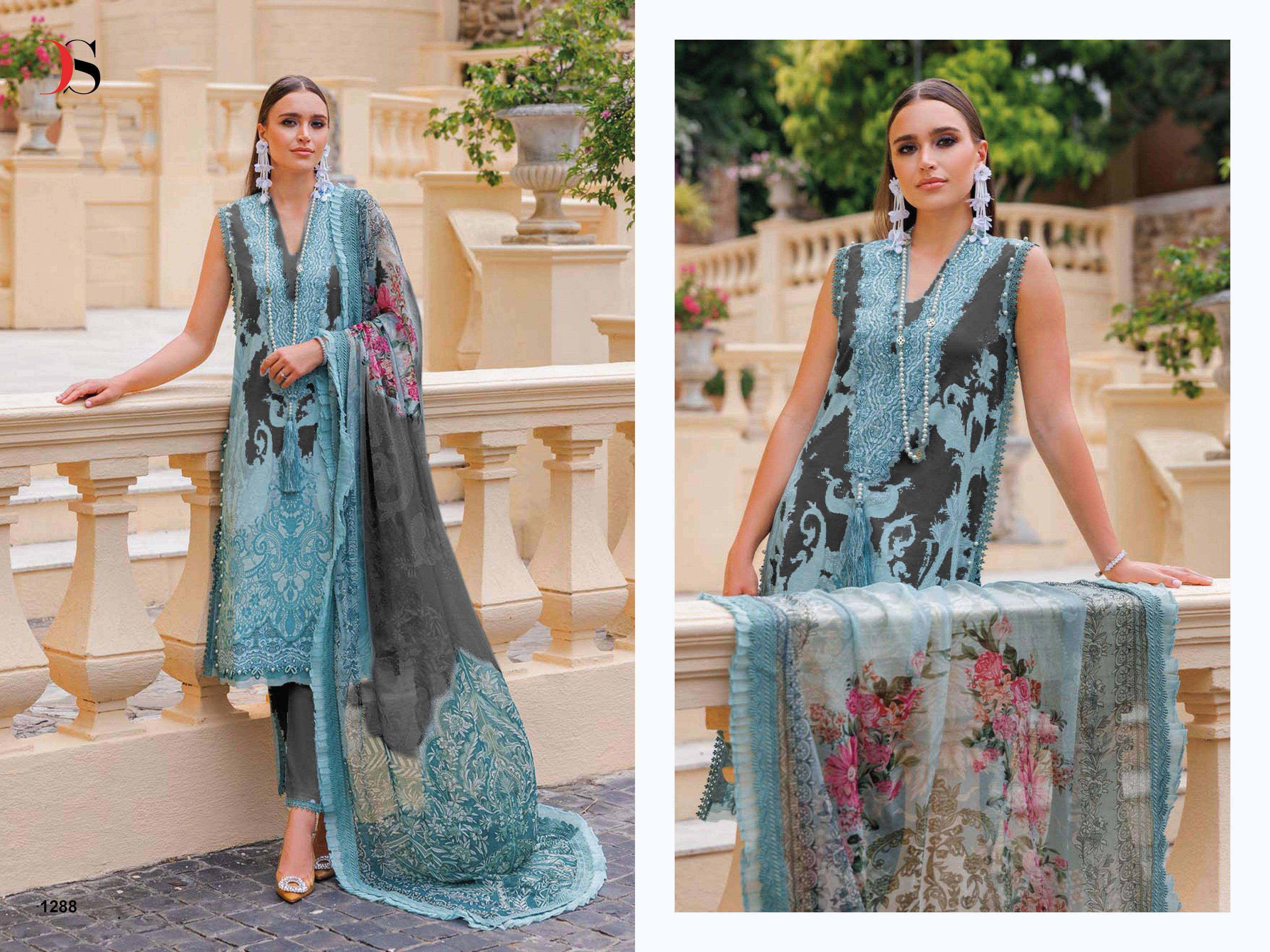 DEEPSY SUITS JADE URBAN LAWN 25 VOL 5 COTTON EMBROIDERY WORK SALWAR KAMEEZ 
