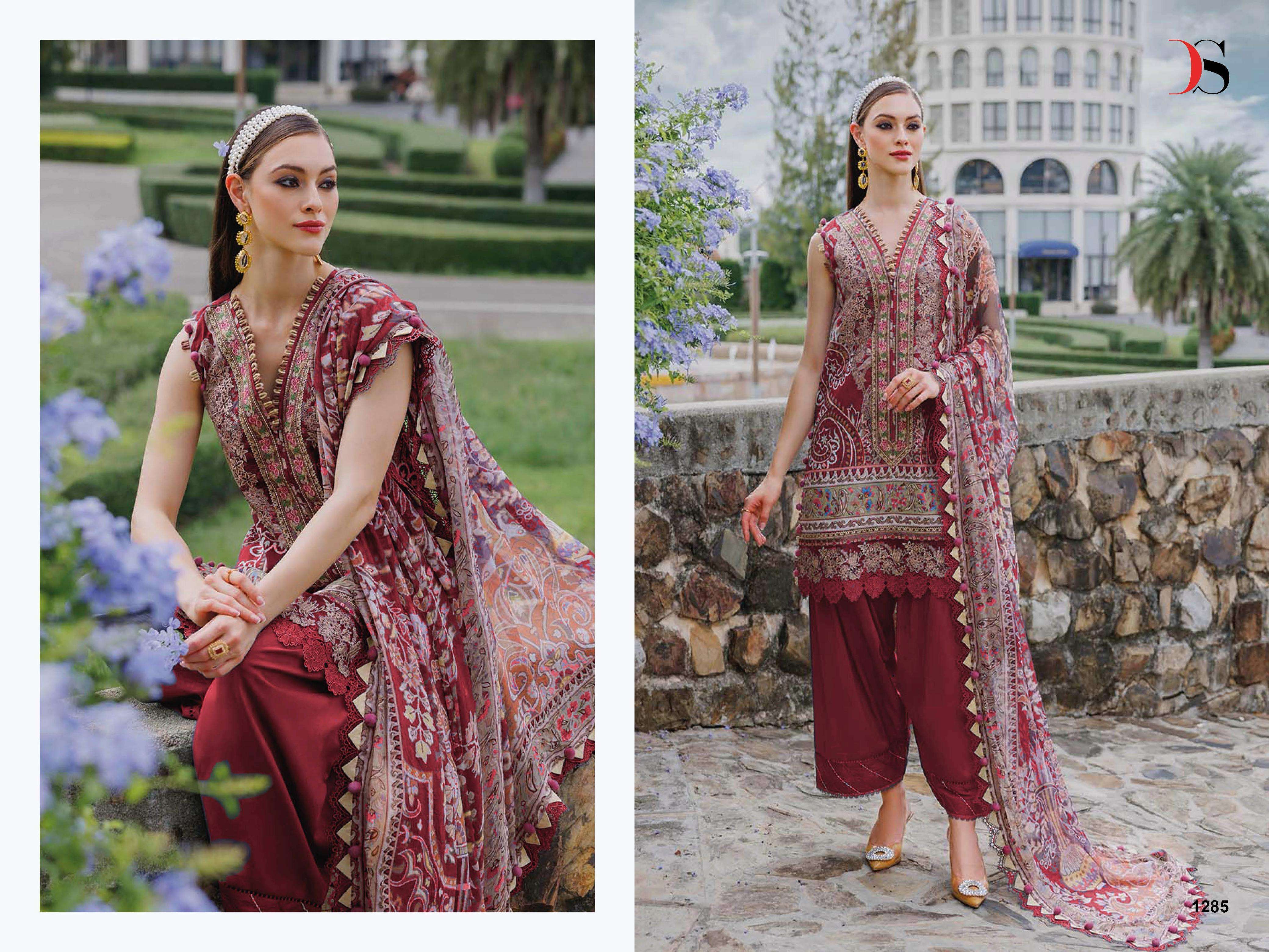 DEEPSY SUITS JADE URBAN LAWN 25 VOL 5 COTTON EMBROIDERY WORK SALWAR KAMEEZ 