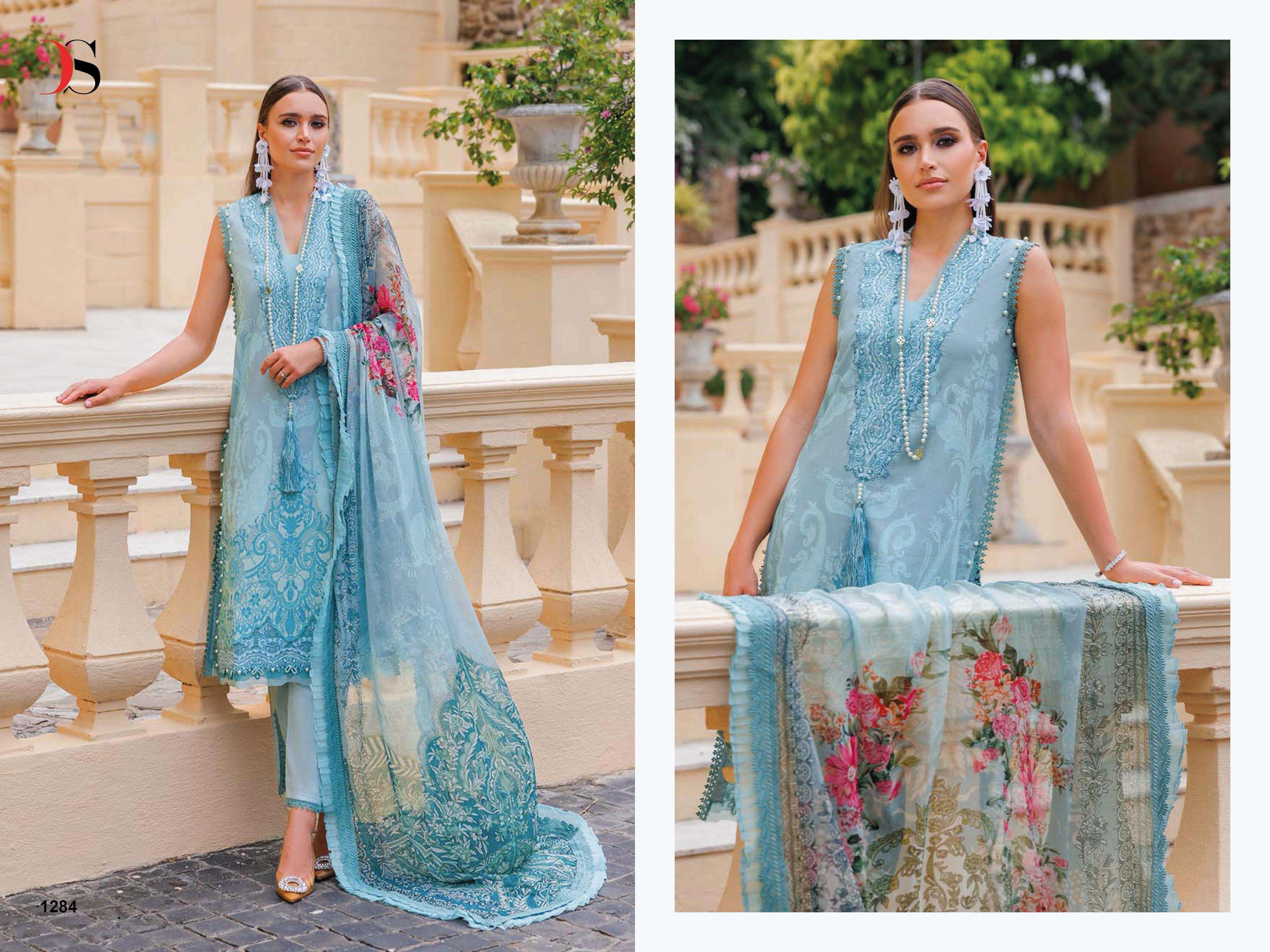 DEEPSY SUITS JADE URBAN LAWN 25 VOL 5 COTTON EMBROIDERY WORK SALWAR KAMEEZ 