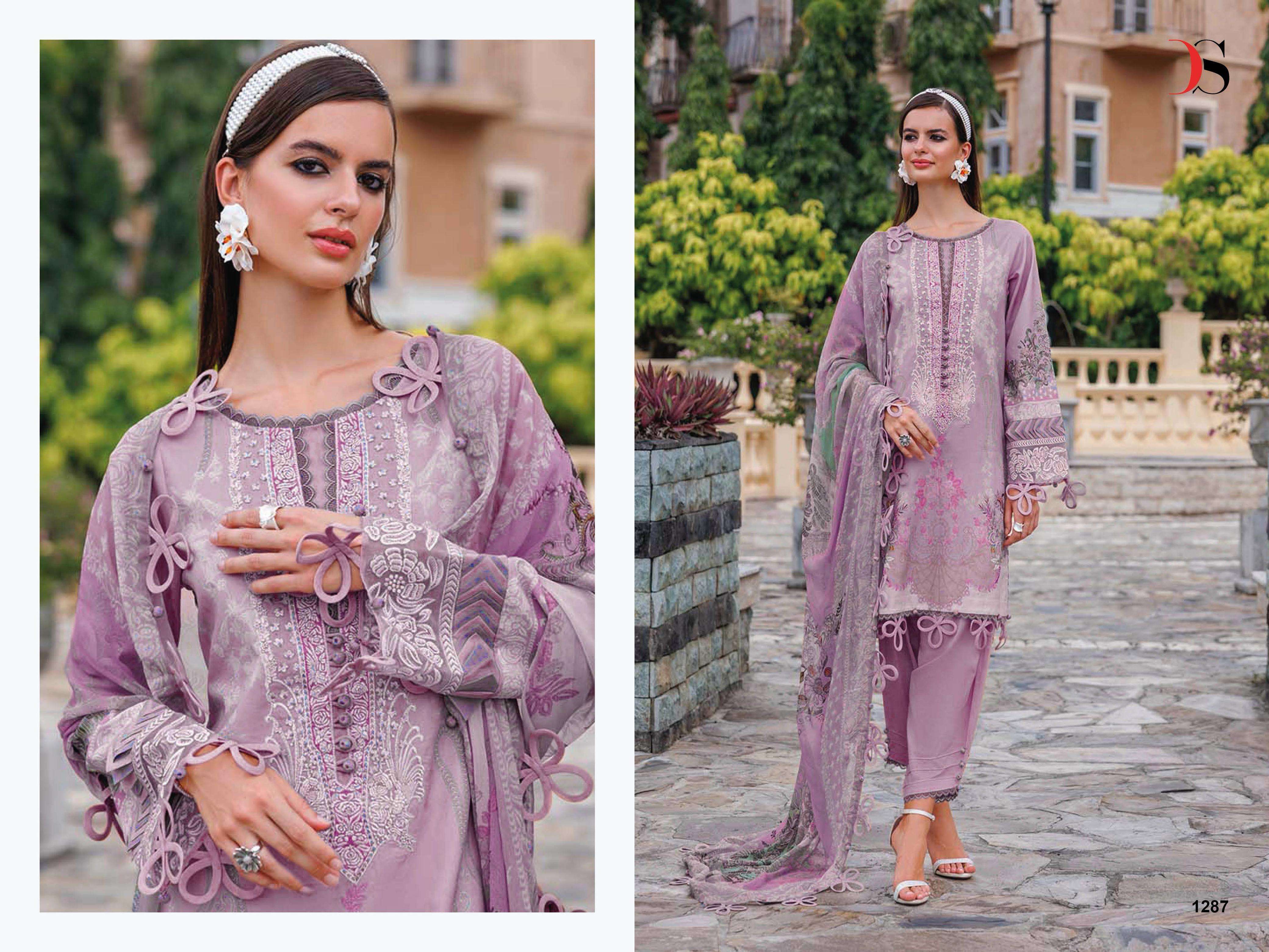 DEEPSY SUITS JADE URBAN LAWN 25 VOL 5 COTTON EMBROIDERY WORK SALWAR KAMEEZ 