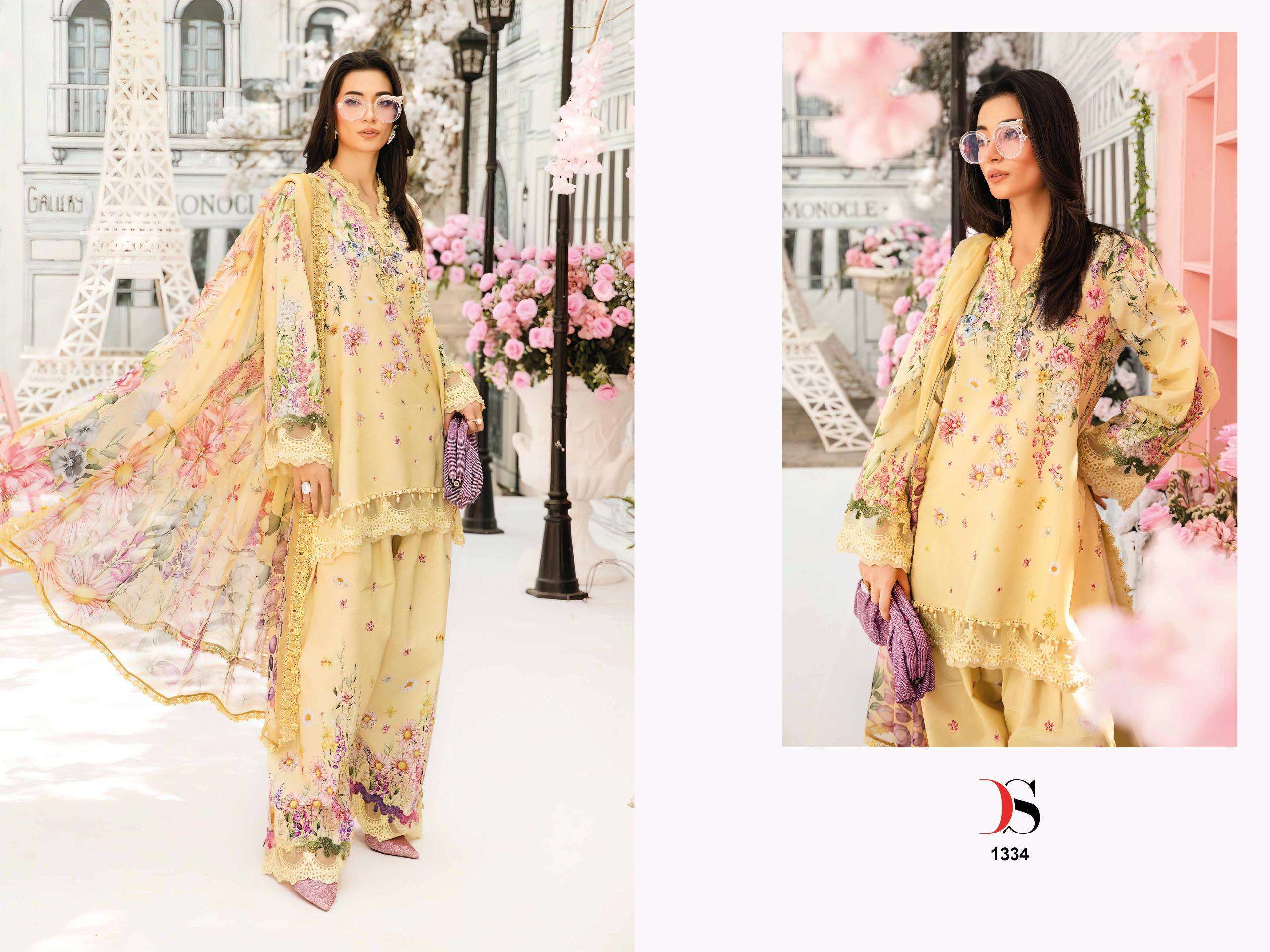 DEEPSY SUITS MARIA B M PRINTS 25 VOL 2 COTTON FANCY WORK SALWAR KAMEEZ 