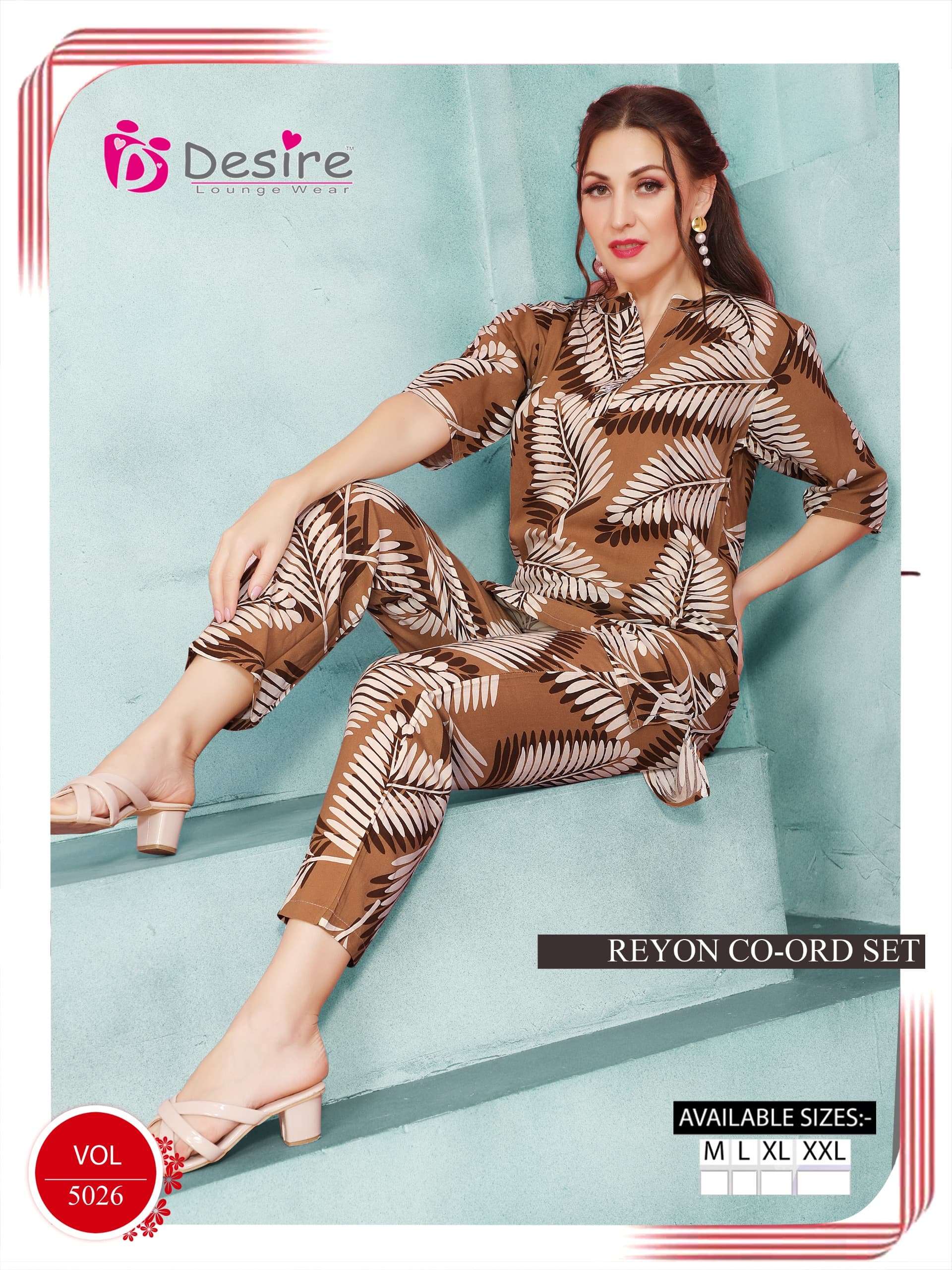 DESIRE RAYON KURTA CO-ORD SET