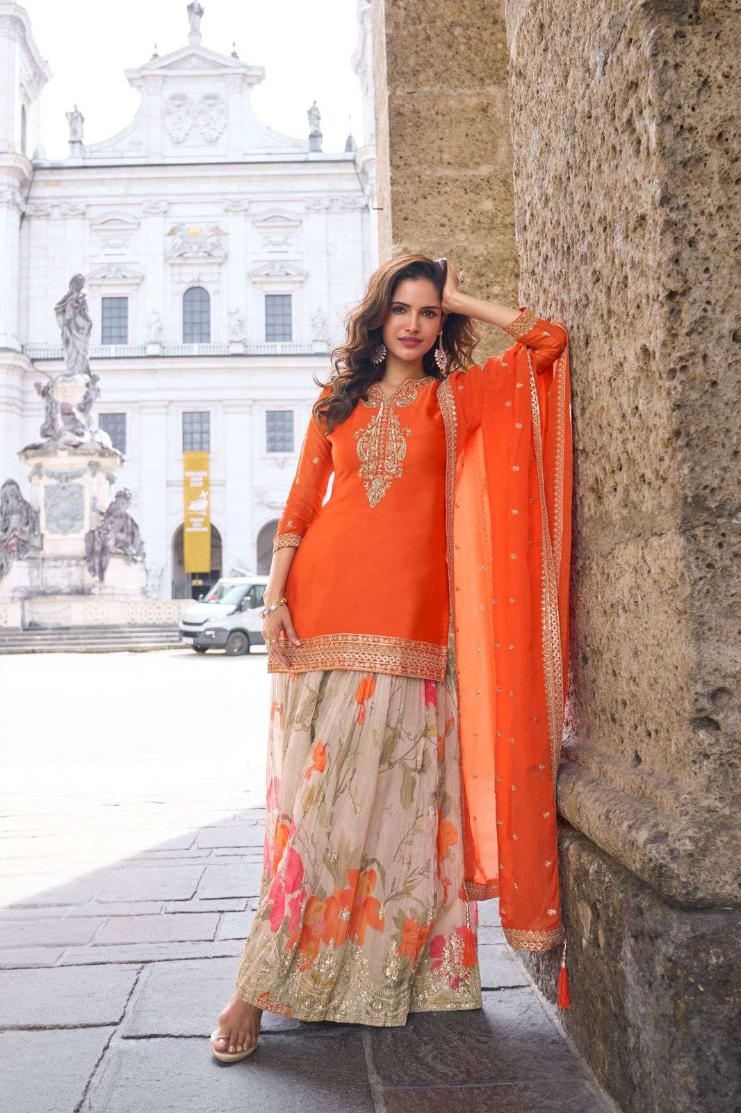 GULKAYRA DESIGNER RASHMIKA HEAVY DESIGNER WEDDING WEAR LADIES SUIT
