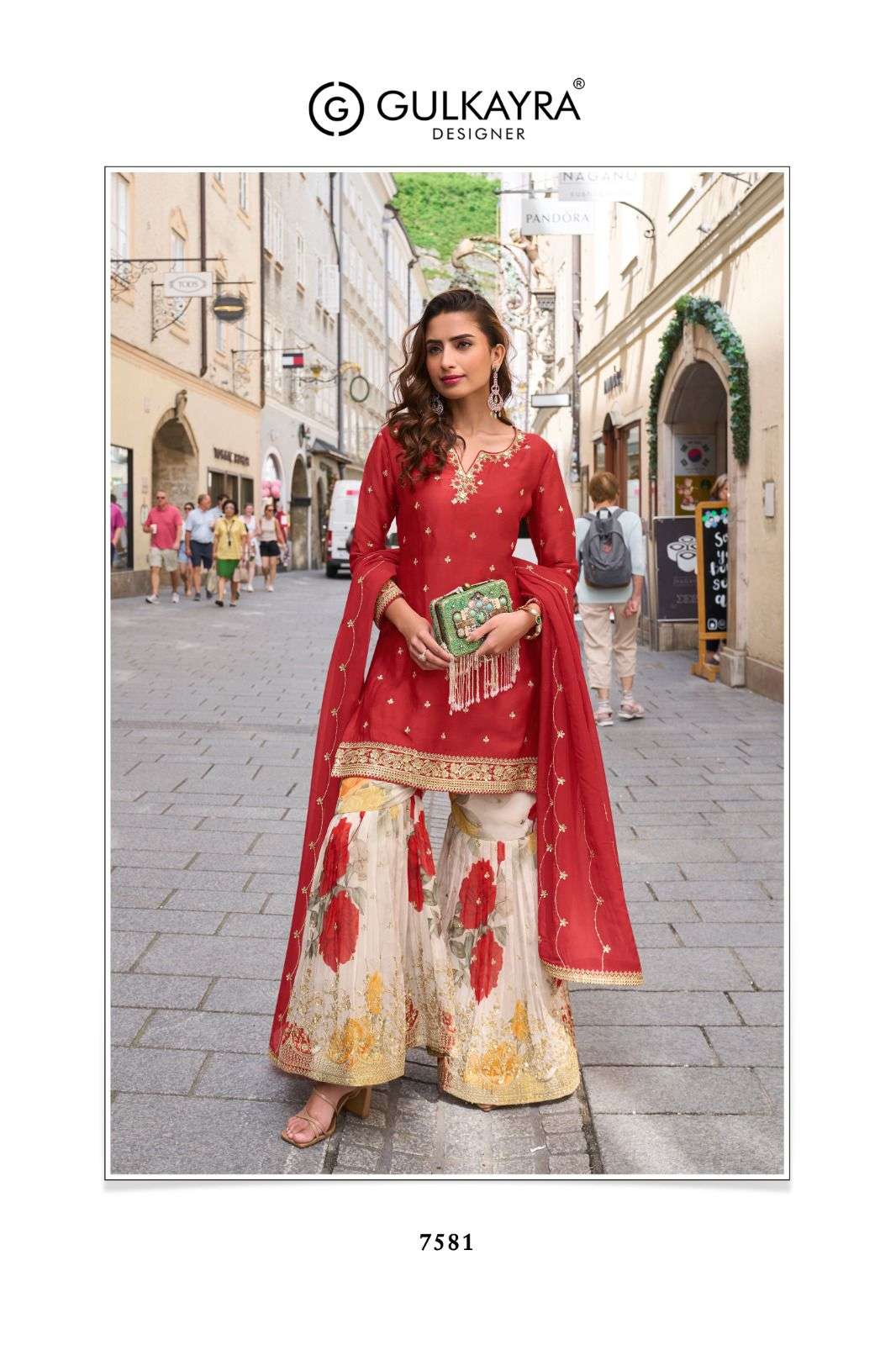 GULKAYRA DESIGNER RASHMIKA HEAVY DESIGNER WEDDING WEAR LADIES SUIT