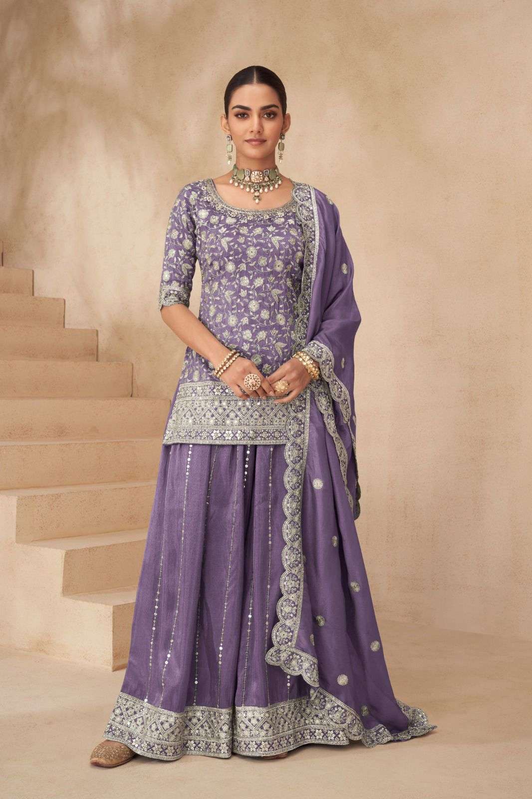GULKAYRA DESIGNER SUHANA SIMER FABRIC HEAVY DESIGNER WEDDING WEAR DRESS