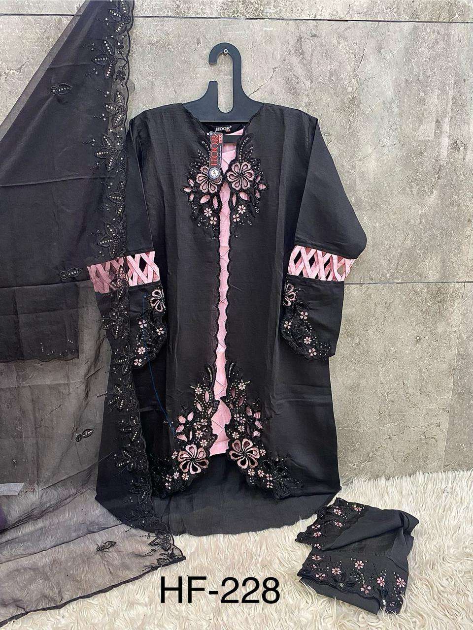 HOOR TEX DESIGN NO - HF 228 ABC CRISTAL VISCOSE READYMADE SUIT 