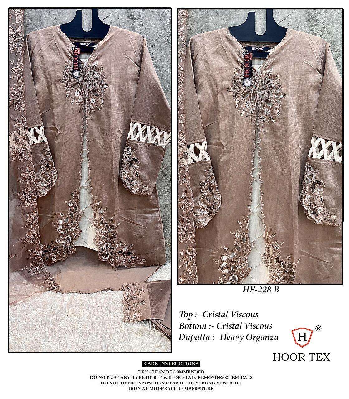 HOOR TEX DESIGN NO - HF 228 ABC CRISTAL VISCOSE READYMADE SUIT 