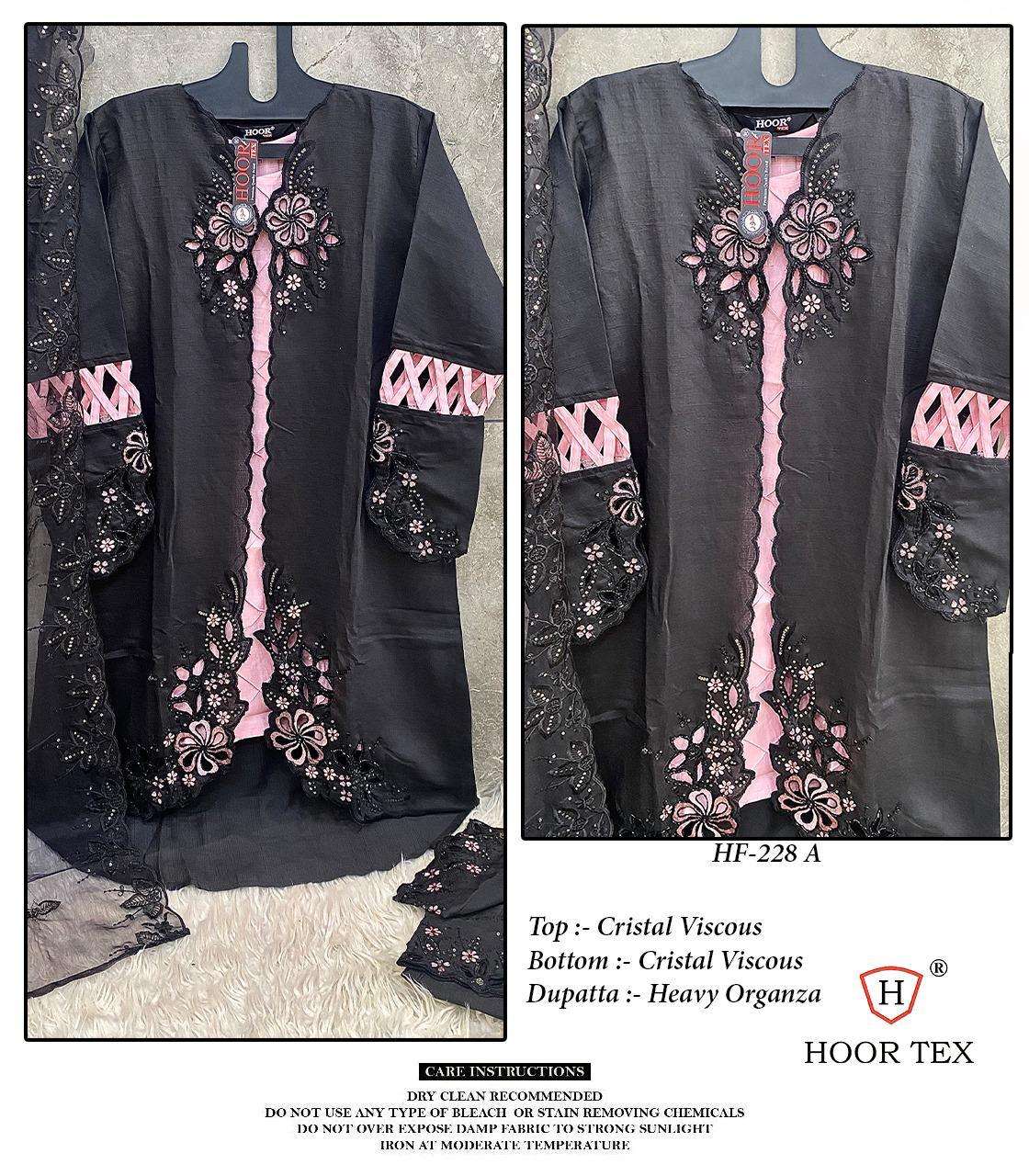 HOOR TEX DESIGN NO - HF 228 ABC CRISTAL VISCOSE READYMADE SUIT 