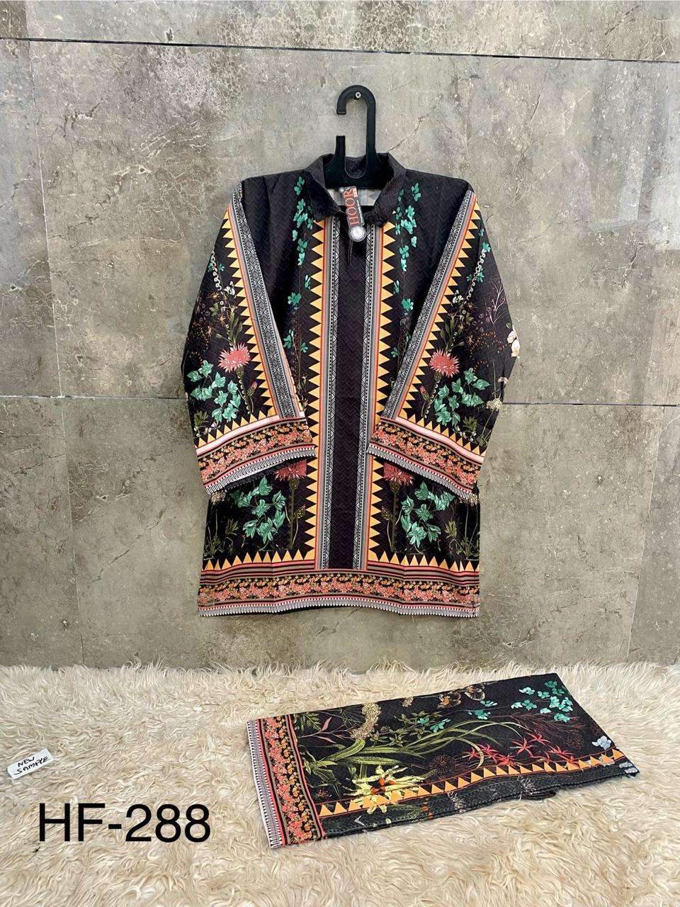 HOOR TEX DESIGN NO -  IMPORTED COTTON PRINTED PAKISTANI CO-ORDSET