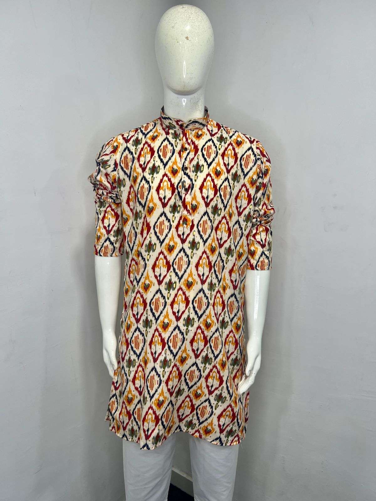 INLI VASTRA 2.0 RAYON PRINT FANCY MENS WEAR KURTA 