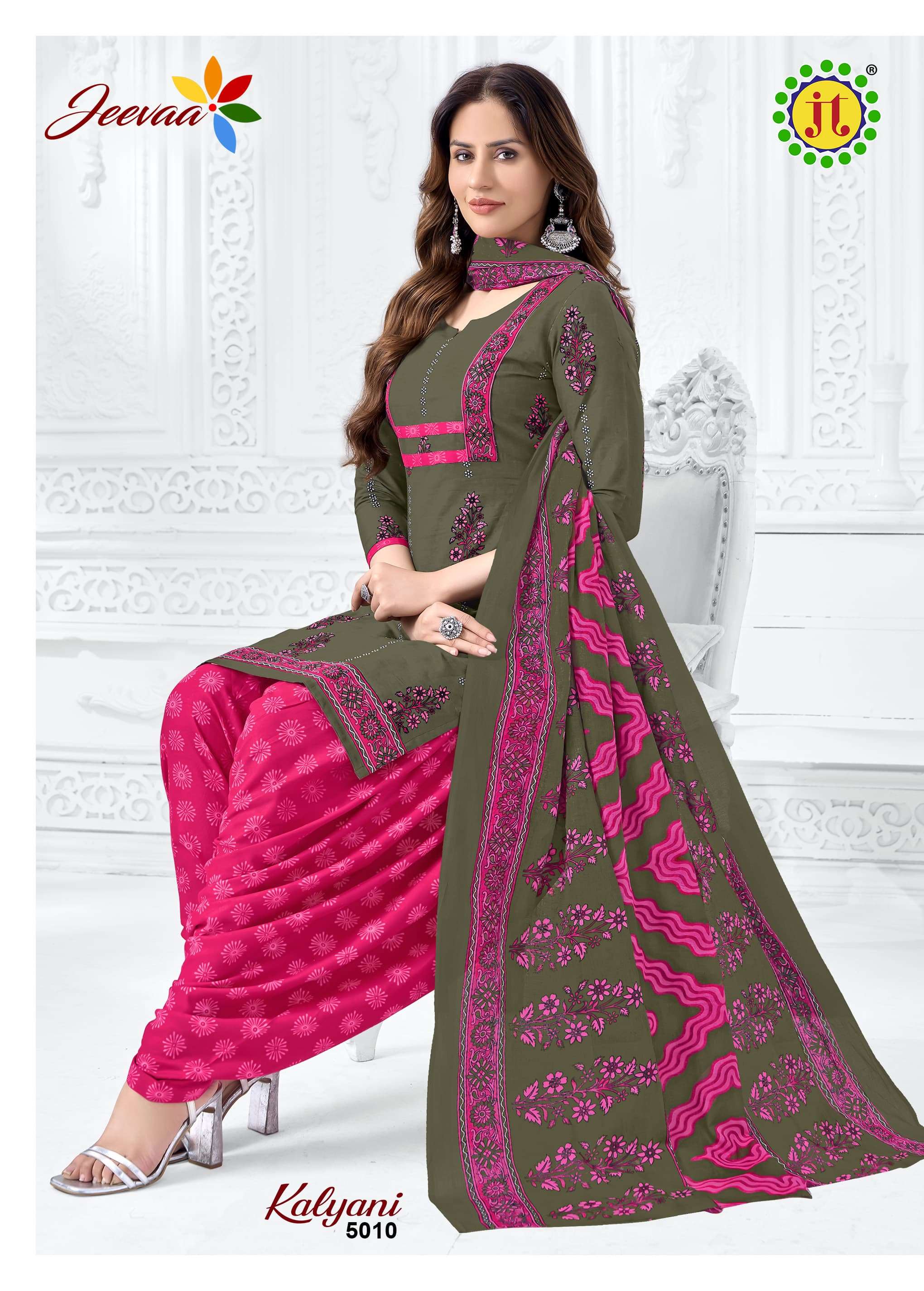 JT KALYANI VOL 5 COTTON READY MADE PATIYALA SUIT