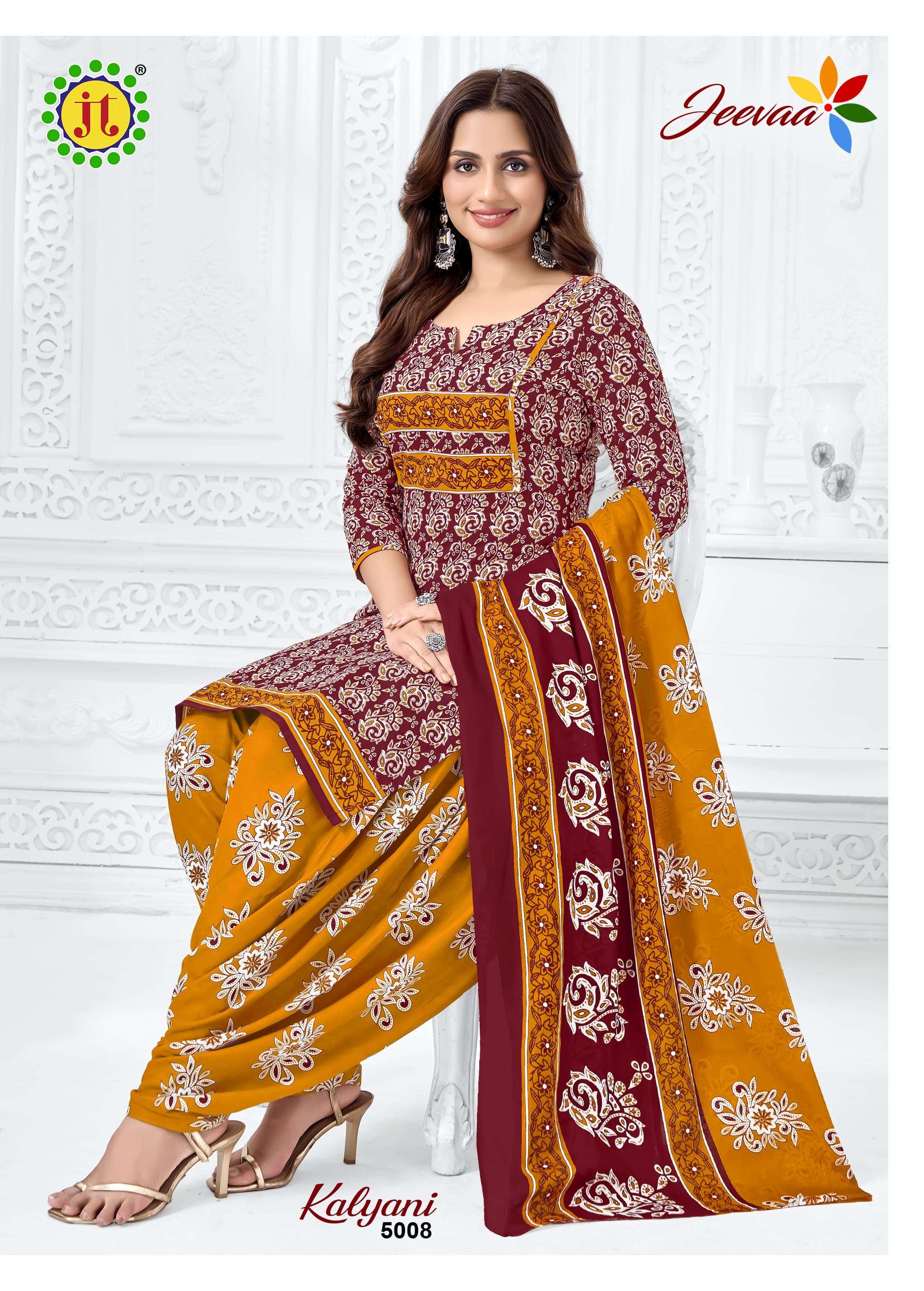 JT KALYANI VOL 5 COTTON READY MADE PATIYALA SUIT
